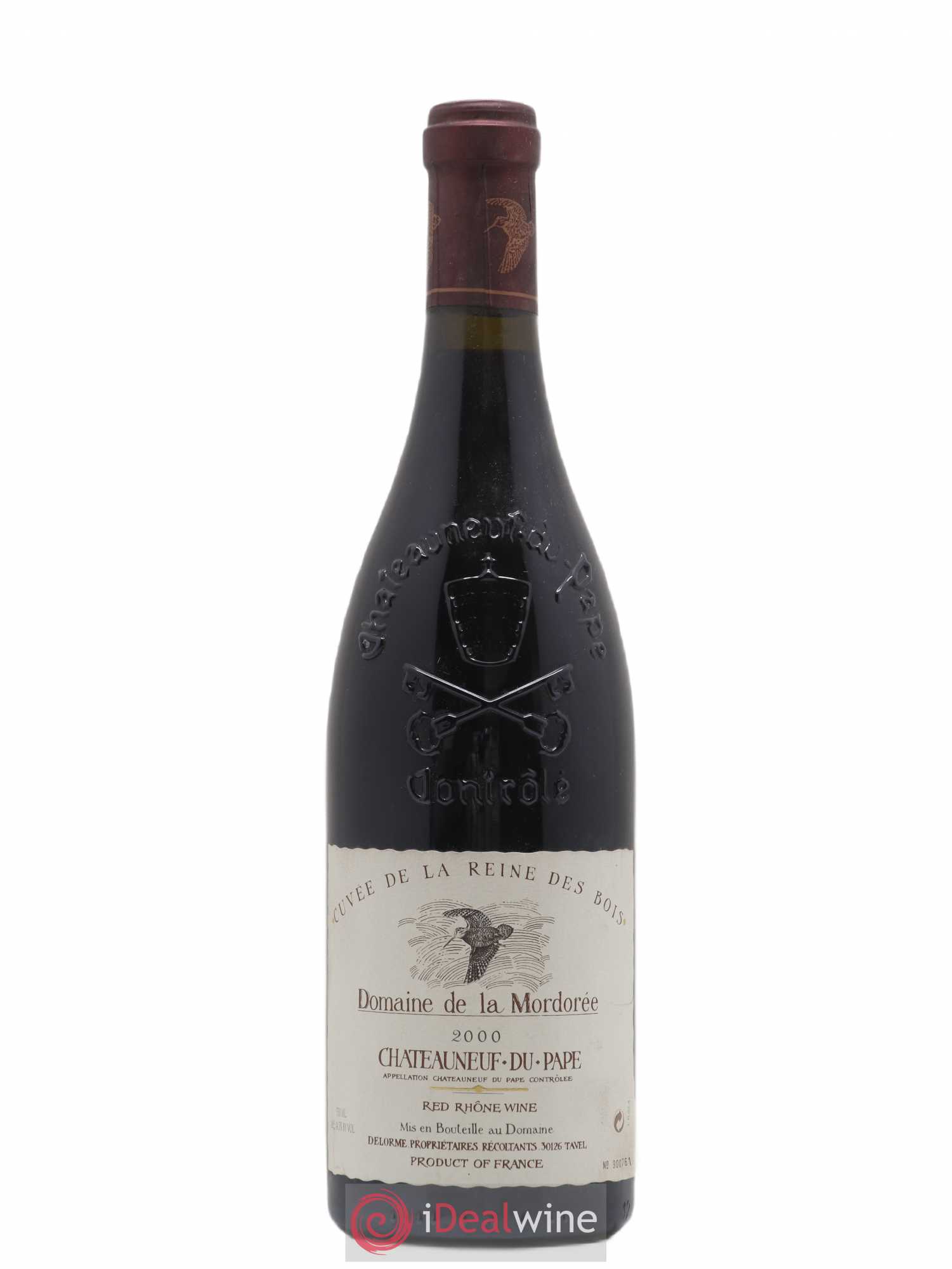Châteauneuf-du-Pape Cuvée de la Reine des Bois La Mordorée (Domaine de) 2000 - Lot de 1 bouteille - 0