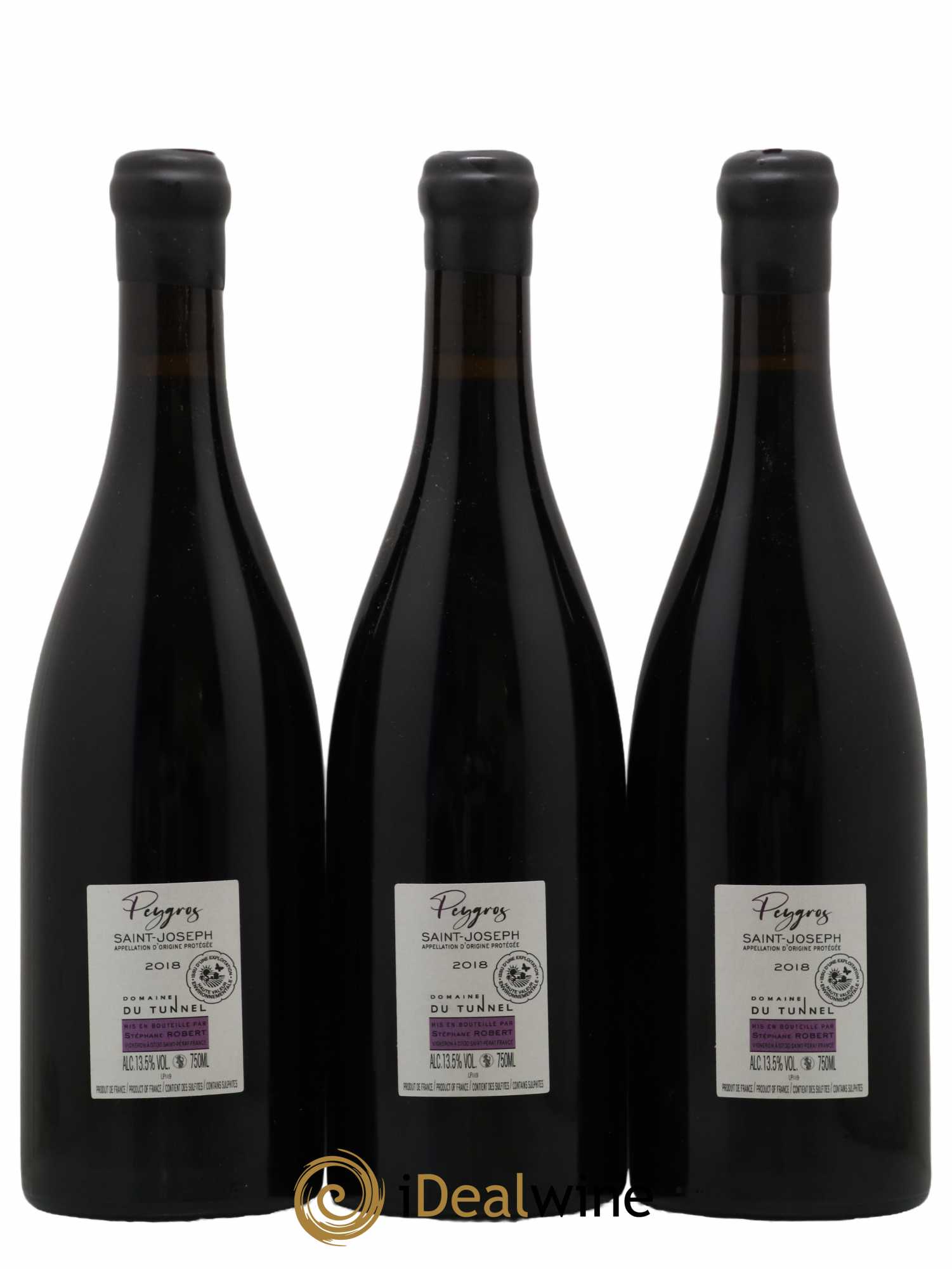 Saint-Joseph Peygros Tunnel (Domaine du) 2018 - Lot de 3 bouteilles - 1
