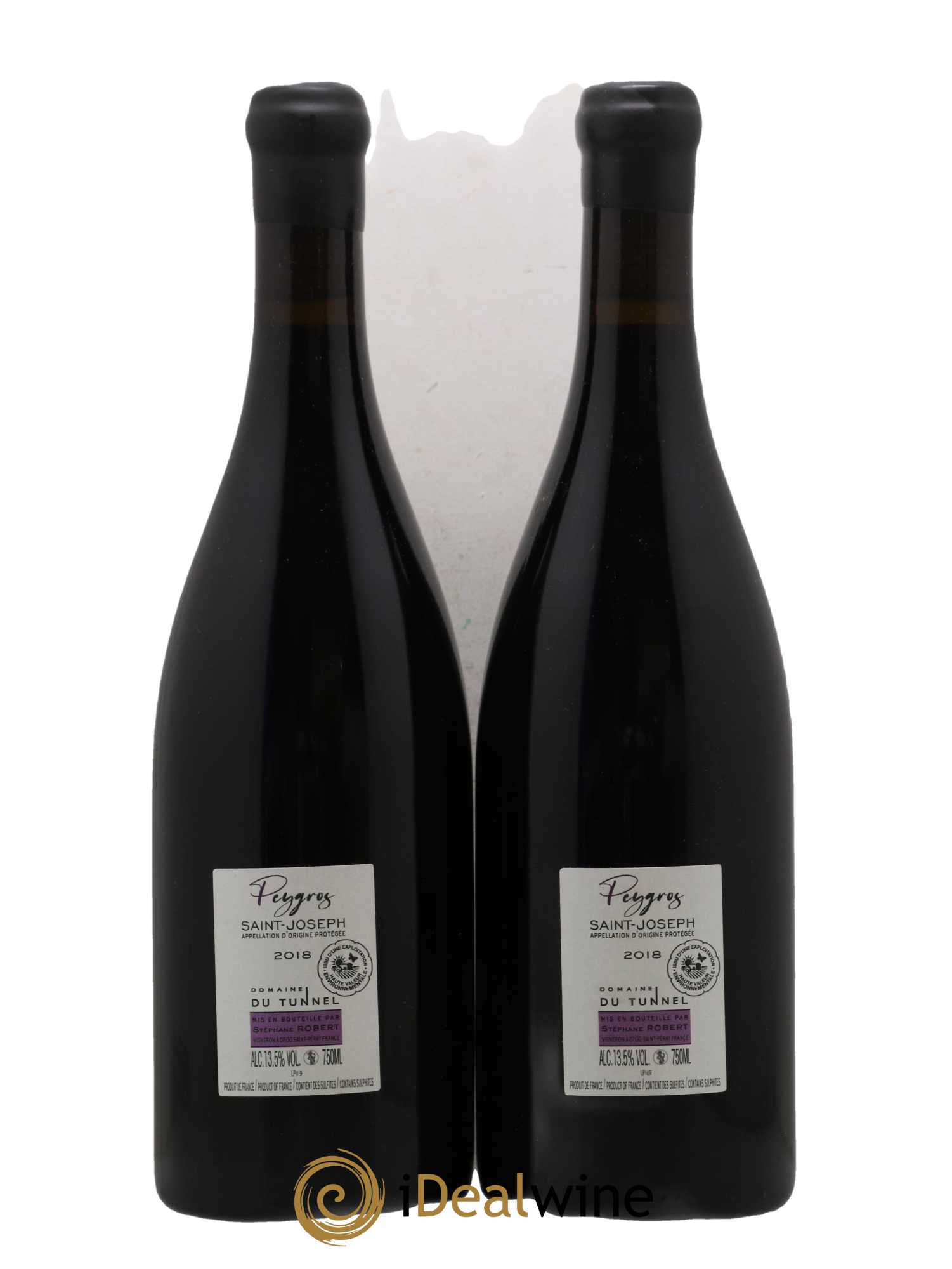 Saint-Joseph Peygros Tunnel (Domaine du) 2018 - Lot of 2 bottles - 1