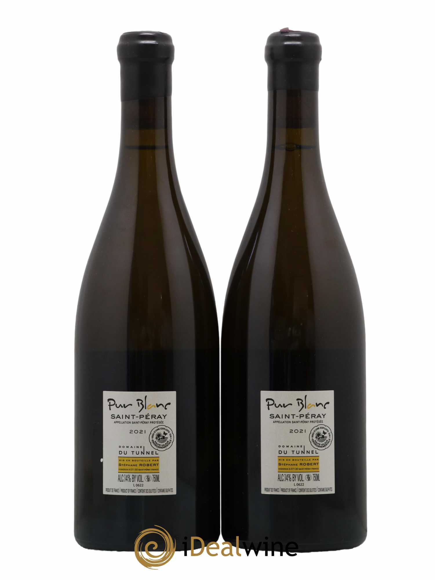 Saint-Péray Pur Blanc Tunnel (Domaine du) 2021 - Lot de 2 bouteilles - 1