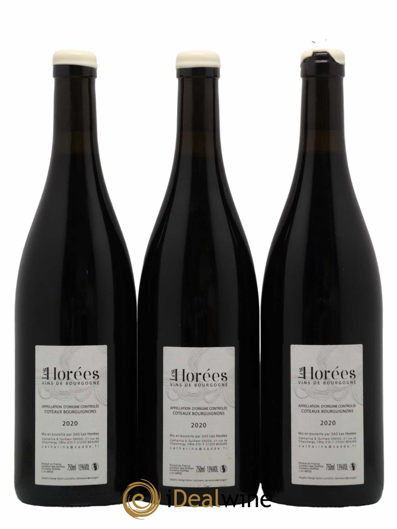 Coteaux Bourguignons Mon Poulain Les Horées 2020 - Lot de 3 bouteilles - 1