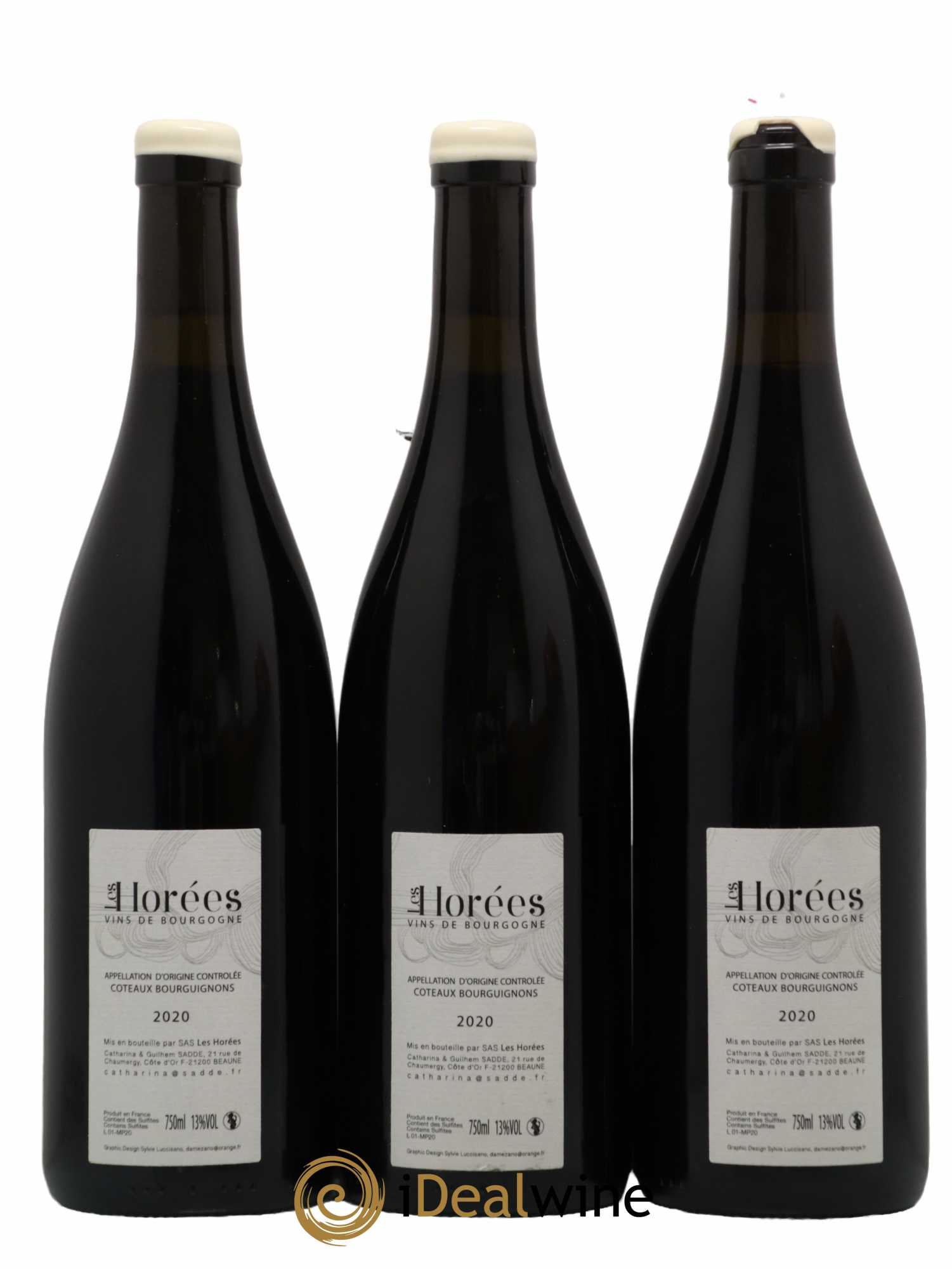 Coteaux Bourguignons Mon Poulain Les Horées 2020 - Lot de 3 bouteilles - 1