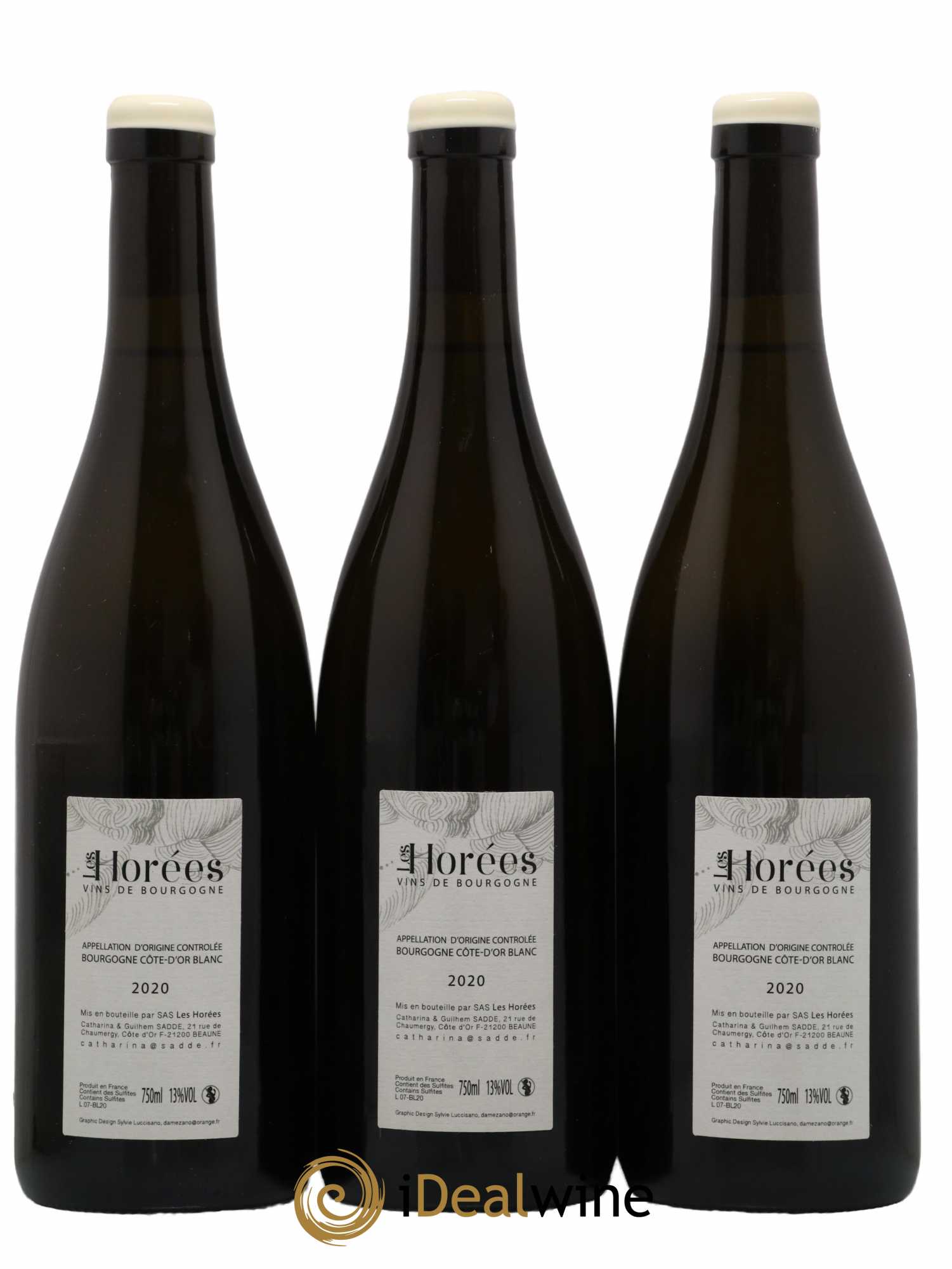 Bourgogne Aganippe Les Horées 2020 - Lot de 3 bouteilles - 1