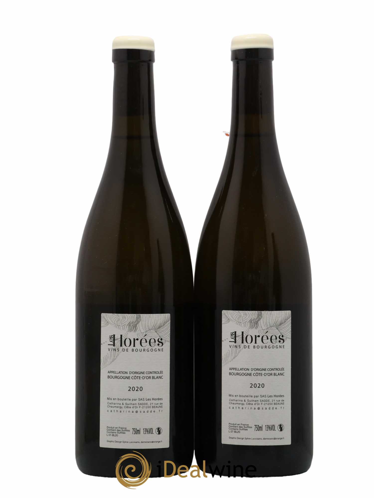 Bourgogne Aganippe Les Horées 2020 - Lot de 2 bouteilles - 1