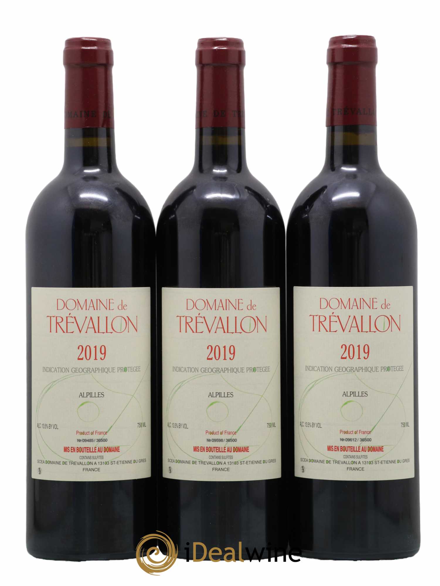 Alpilles Trévallon (Domaine de) Eloi Dürrbach 2019 - Lot de 3 bouteilles - 0