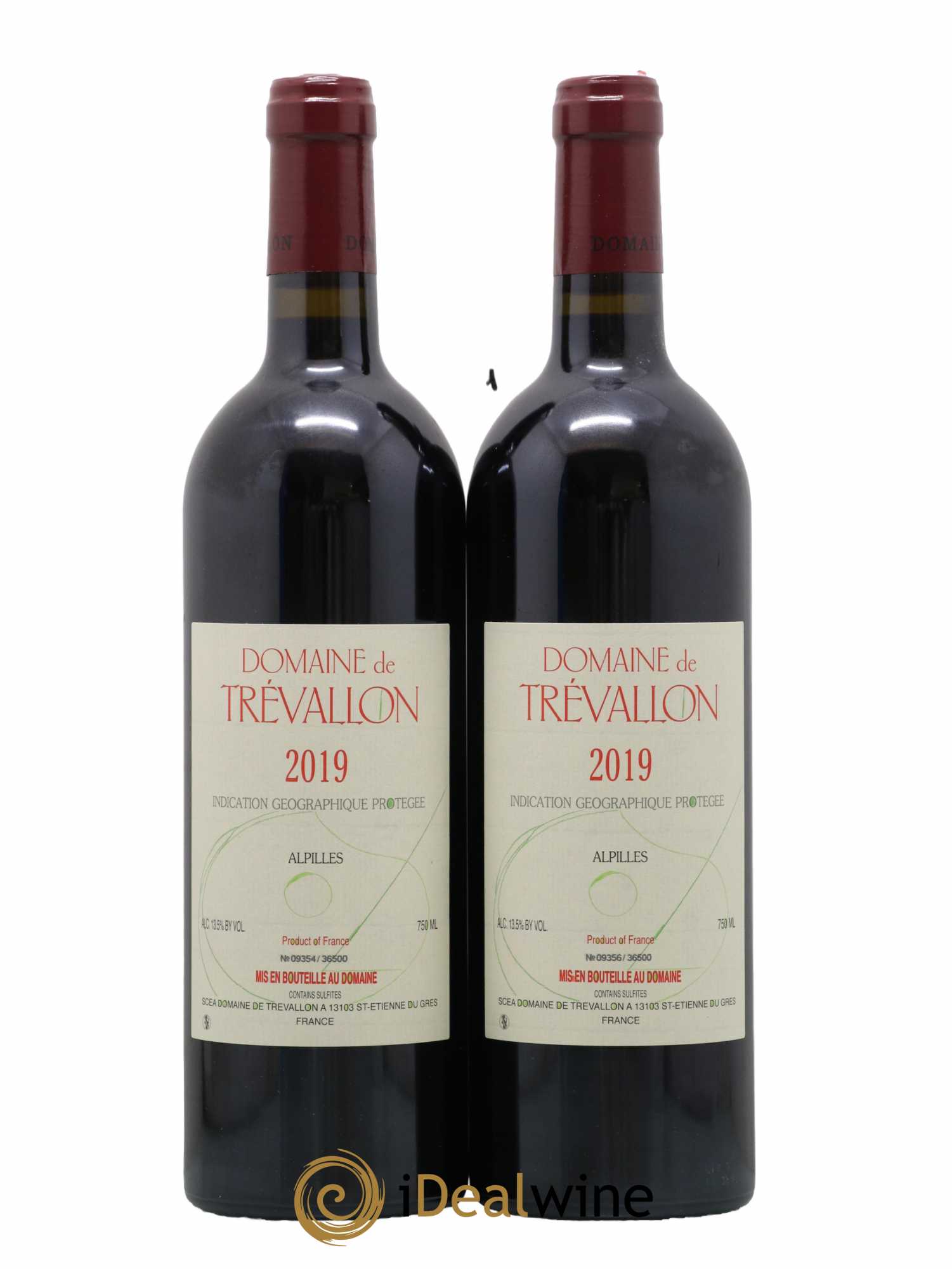 Alpilles Trévallon (Domaine de) Eloi Dürrbach 2019 - Lot de 2 bouteilles - 0