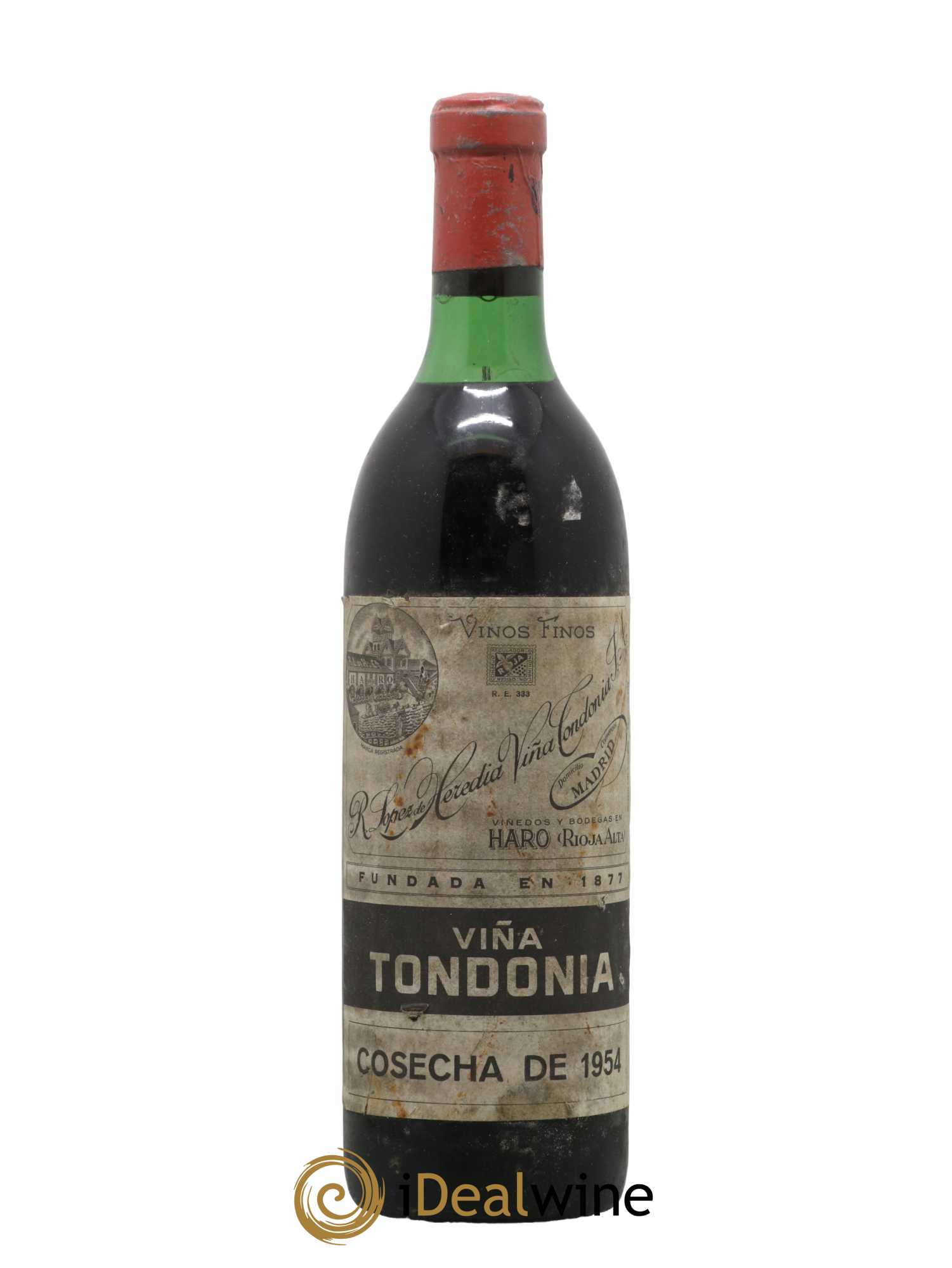 Rioja Gran Reserva Vina Tondonia R. Lopez de Heredia 1954 - Lot de 1 bouteille - 0