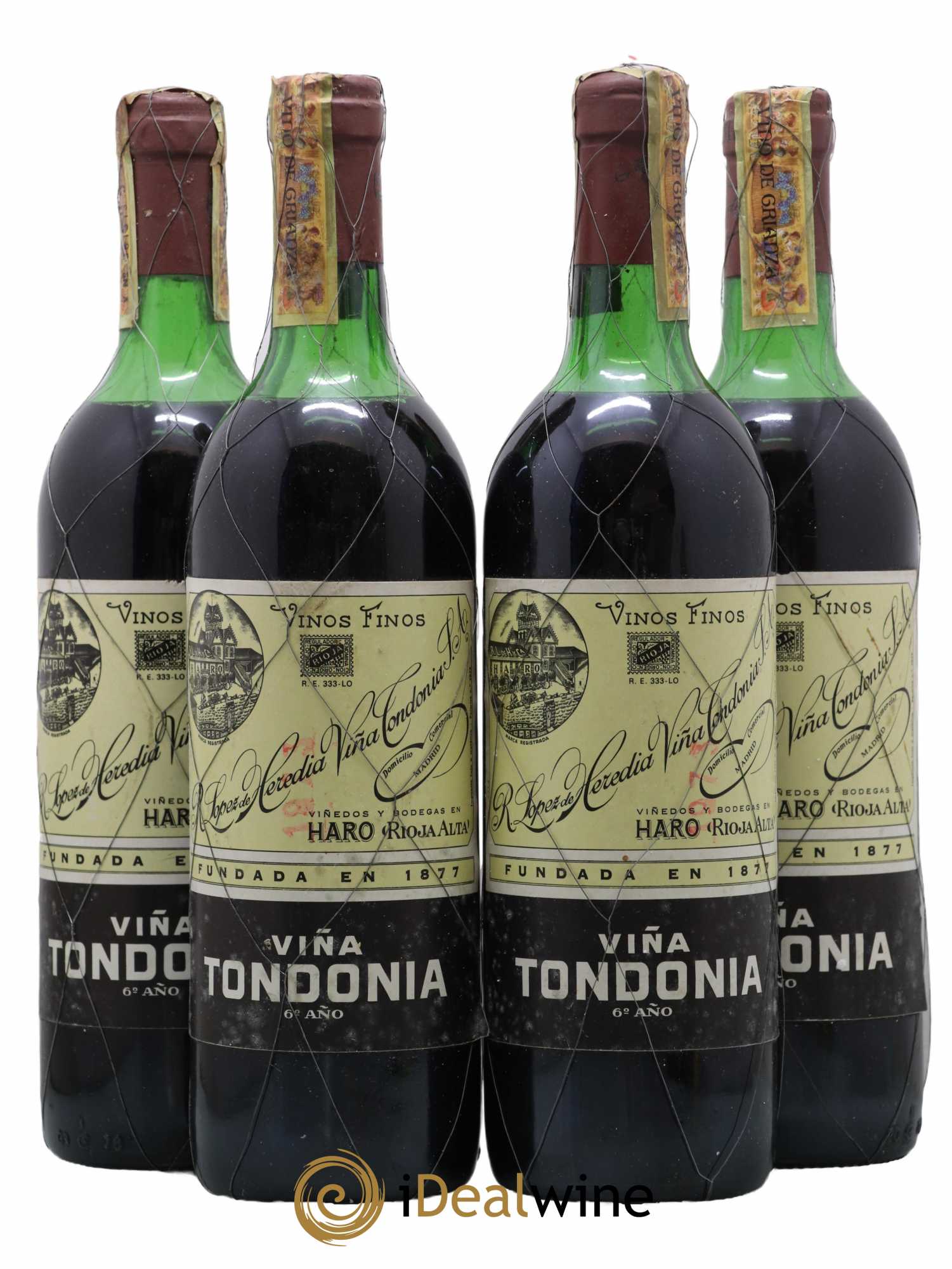 Rioja 6 Ano Vina Tondonia R. Lopez de Heredia Gran Reserva - Posten von 4 Flaschen - 0