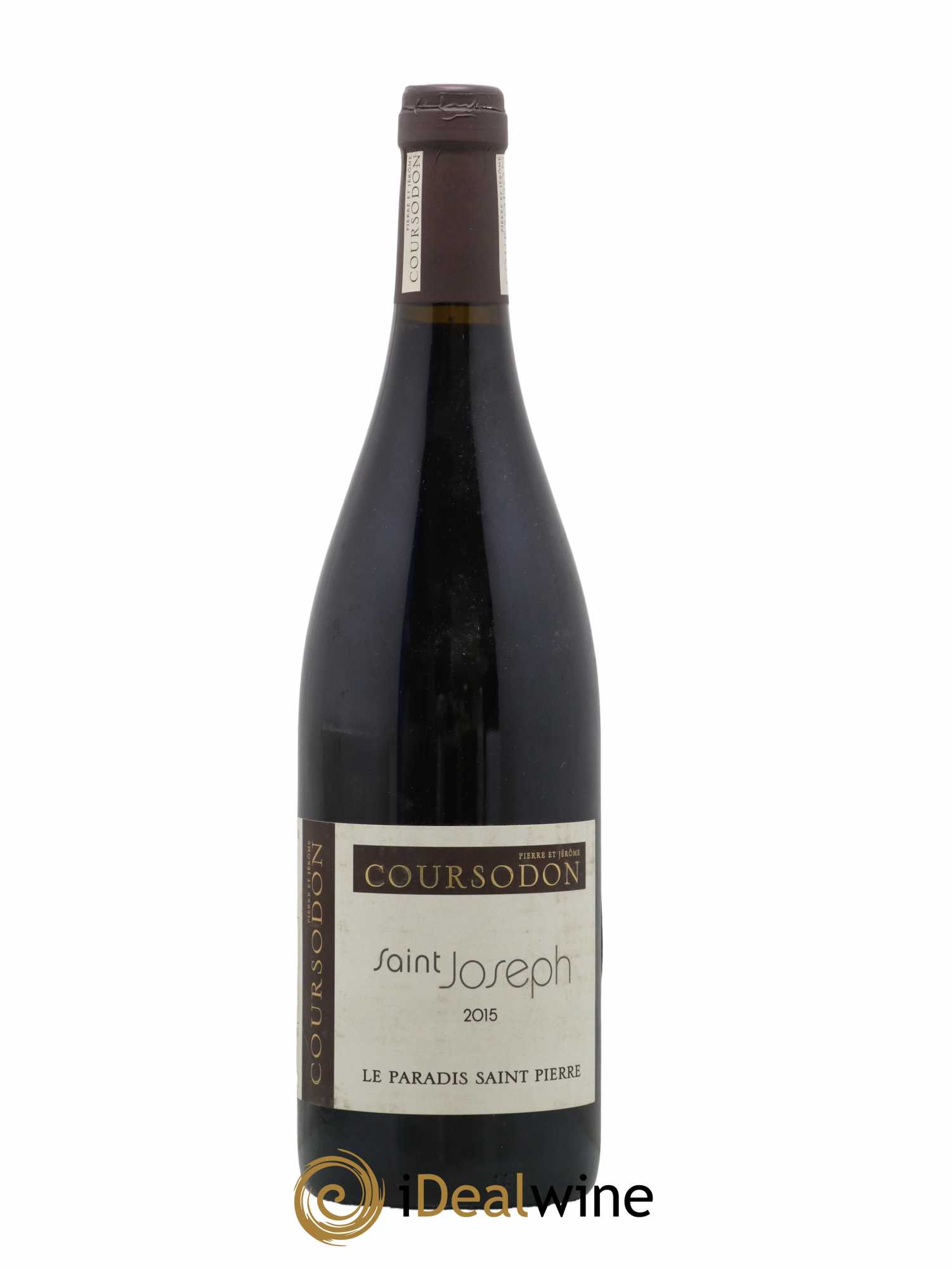 Saint-Joseph Le Paradis Saint-Pierre Pierre et Jérôme Coursodon 2015 - Lot de 1 bouteille - 0