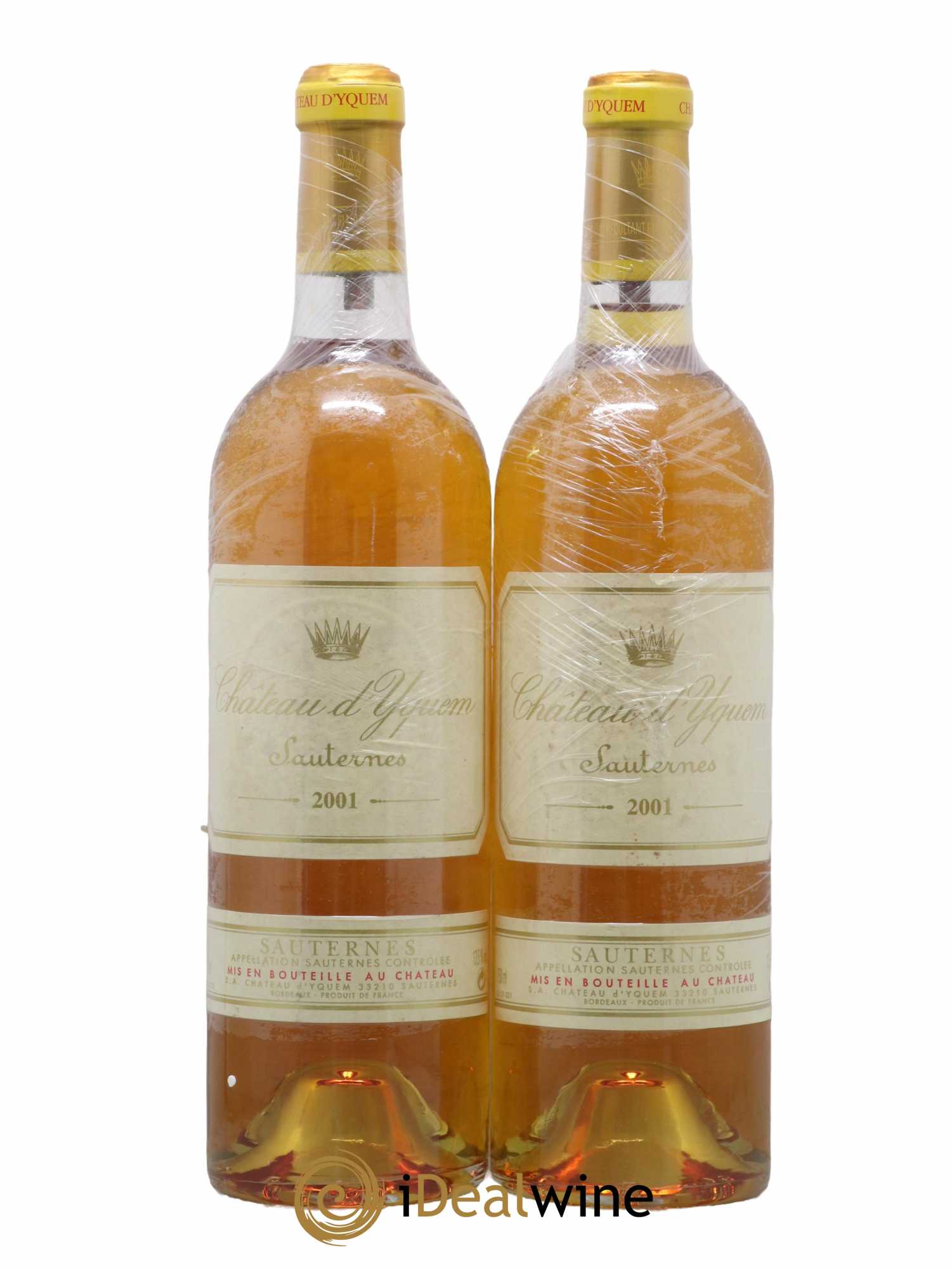 Château d' Yquem 1er Cru Classé Supérieur 2001 - Lotto di 2 bottiglie - 0