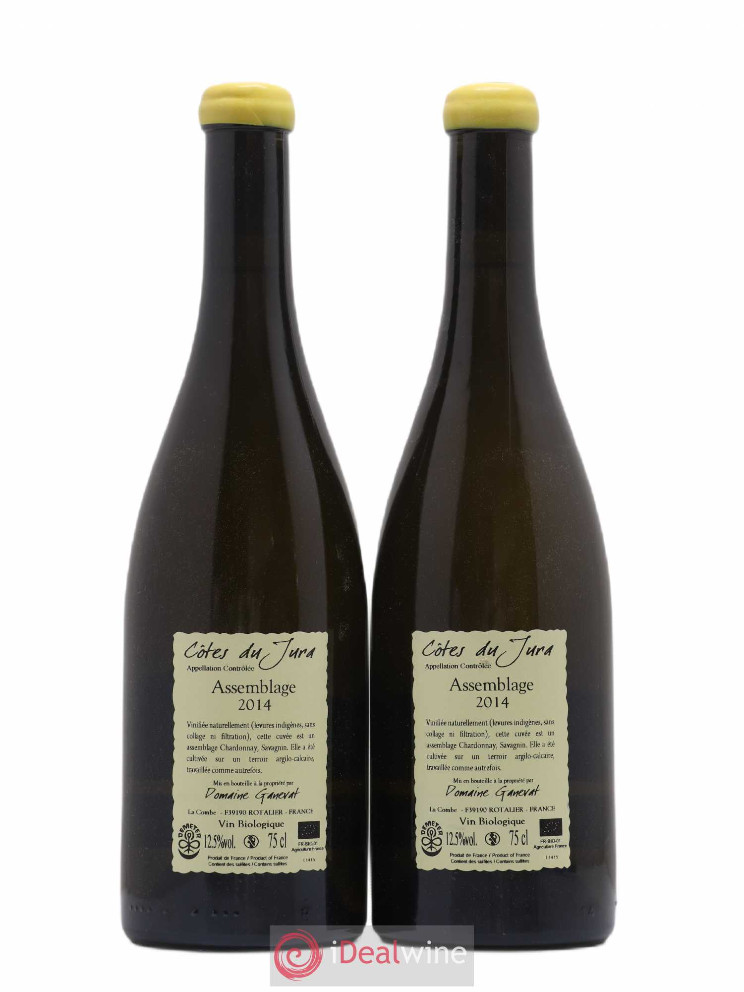 Côtes du Jura Cuvée Orégane Jean-François Ganevat (Domaine) 2014 - Lot de 2 bouteilles - 1