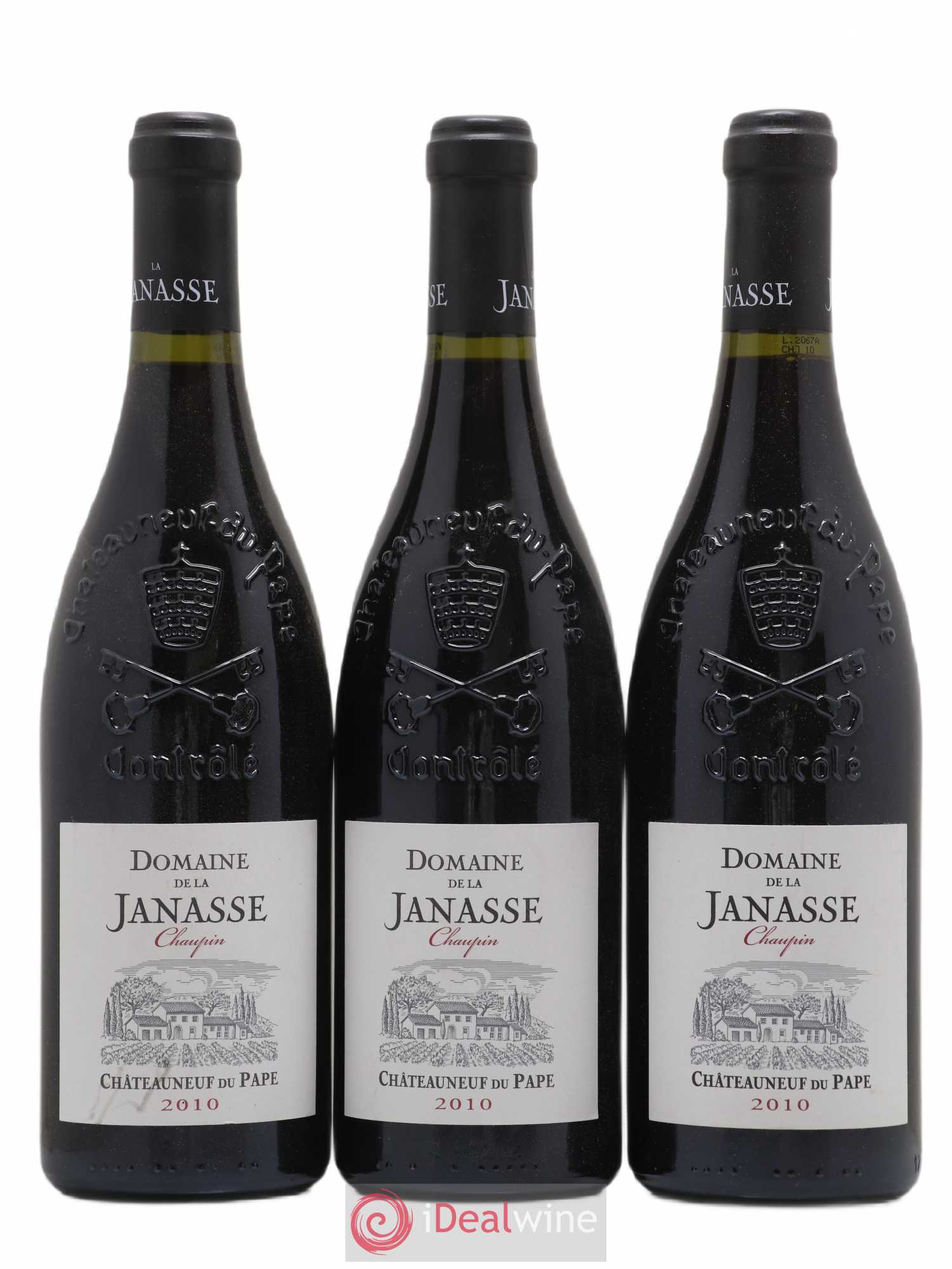 Châteauneuf-du-Pape Cuvée Chaupin La Janasse (Domaine de) 2010 - Lot de 3 bouteilles - 0