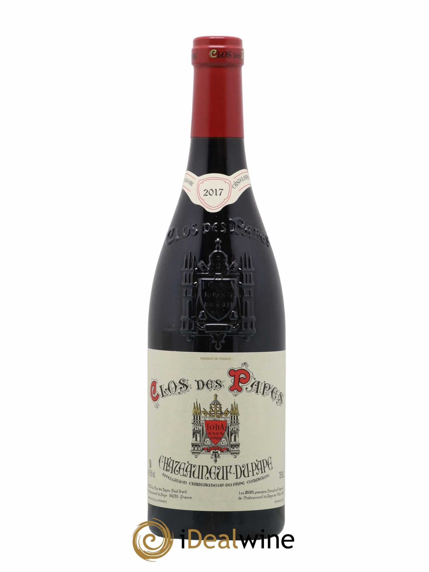 Châteauneuf-du-Pape Clos des Papes - Paul Avril 2017 - Lot de 1 bouteille - 0