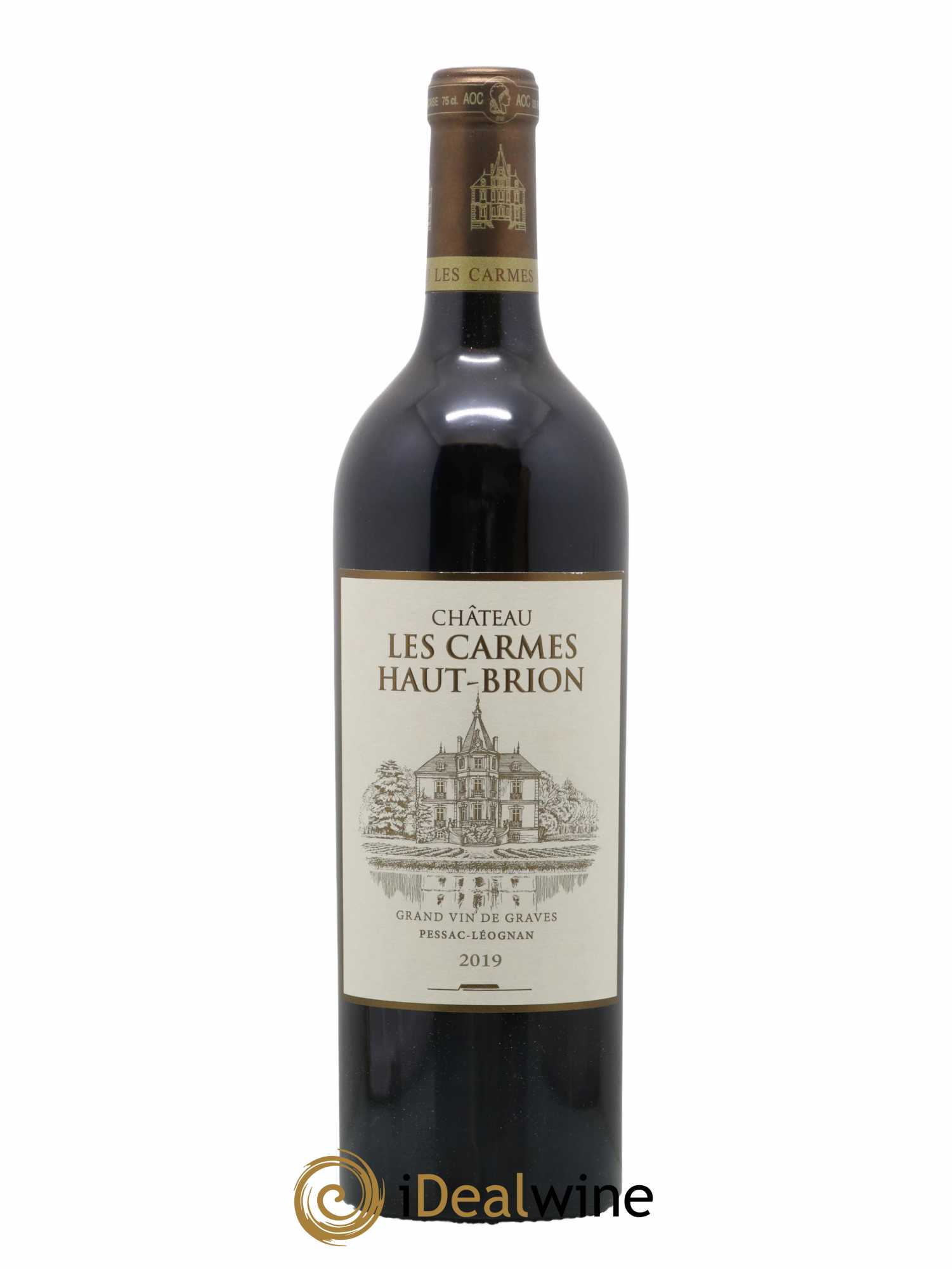 Château Les Carmes Haut-Brion 2019 - Lot de 1 bouteille - 0