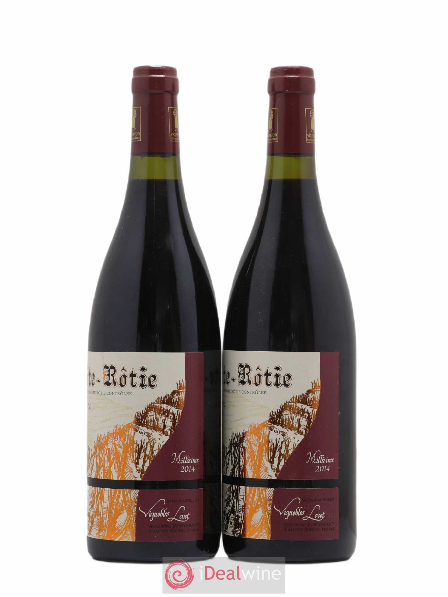 Côte-Rôtie Maestria Vignobles Levet 2014 - Lot de 2 bouteilles - 1