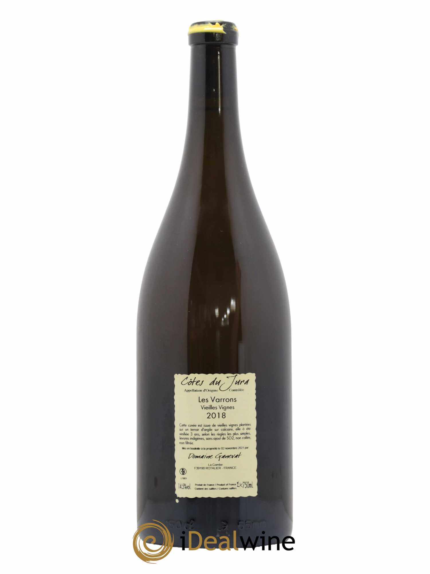 Côtes du Jura Les Varrons Vieilles Vignes Jean-François Ganevat (Domaine) 2018 - Lot de 1 magnum - 1
