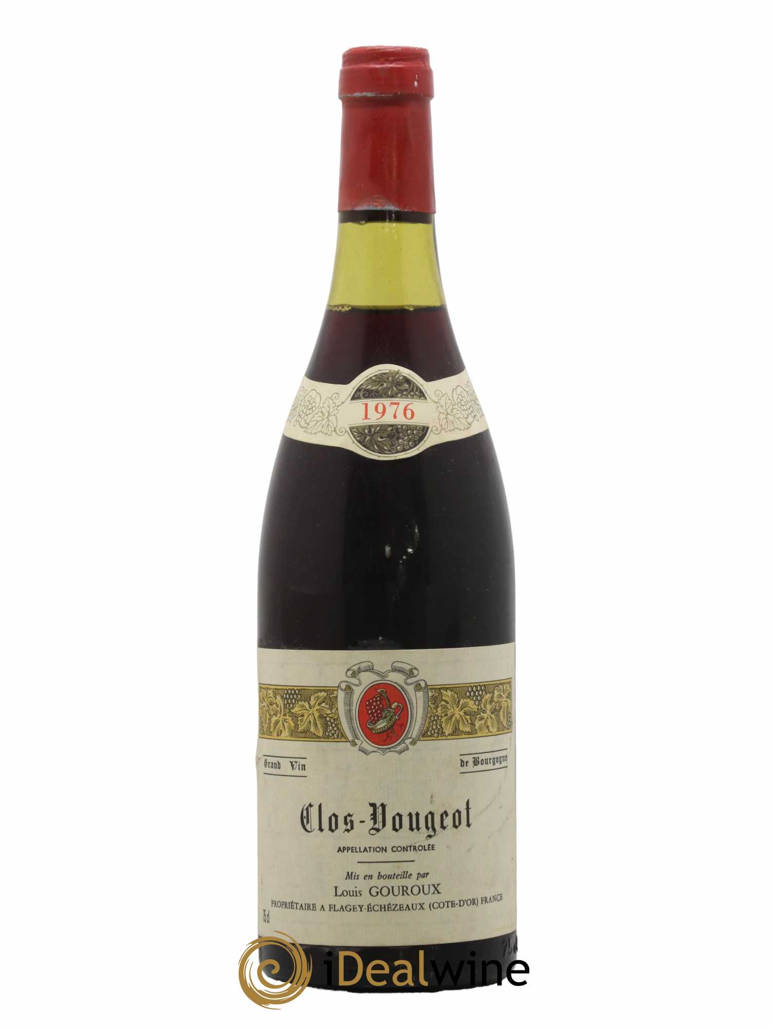 Clos de Vougeot Grand Cru Gouroux 1976 - Posten von 1 Flasche - 0