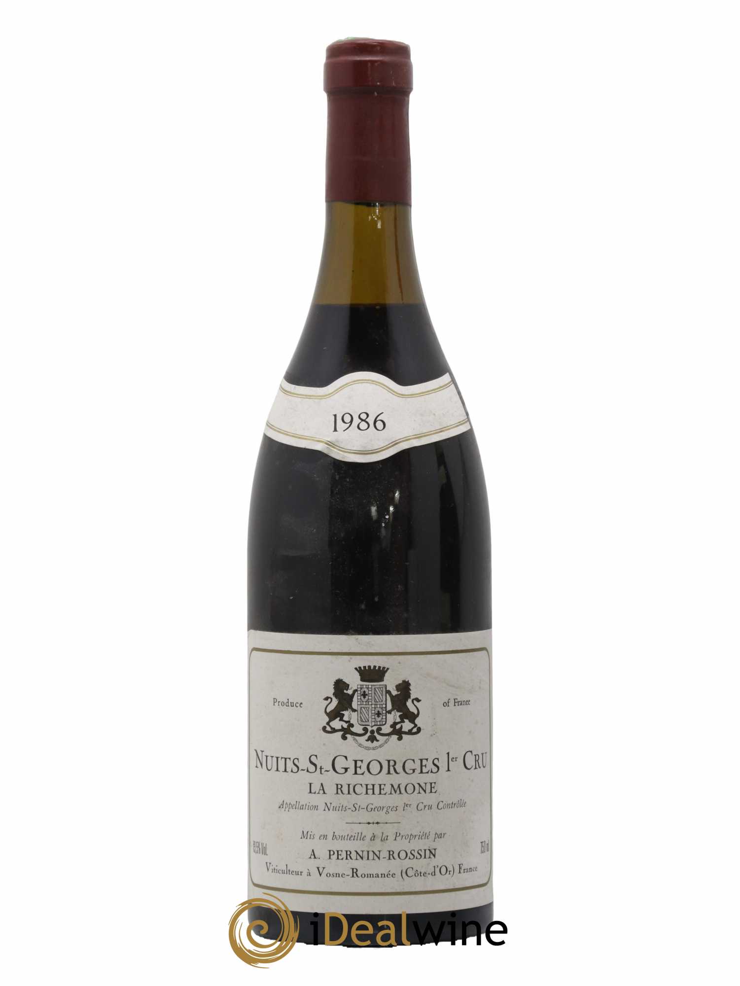 Nuits-Saint-Georges 1er Cru La Richemone Pernin-Rossin 1986 - Lot de 1 bouteille - 0