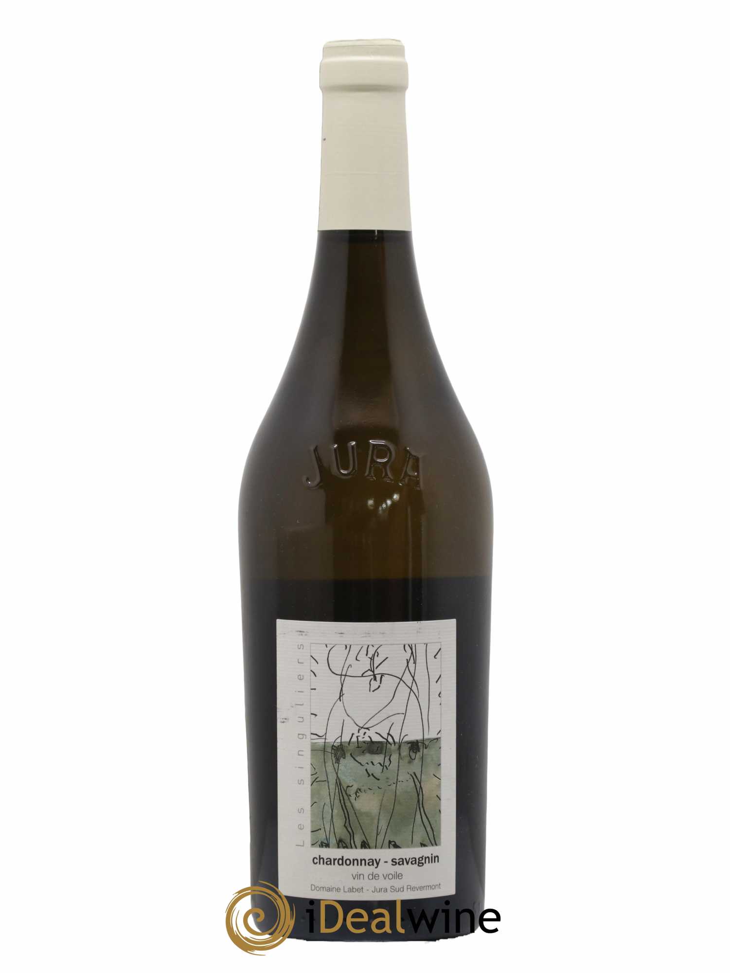 Côtes du Jura Vin de Voile Chardonnay-Savagnin cuvée de garde Romain - Julien - Charline Labet 2019 - Lot de 1 bouteille - 0