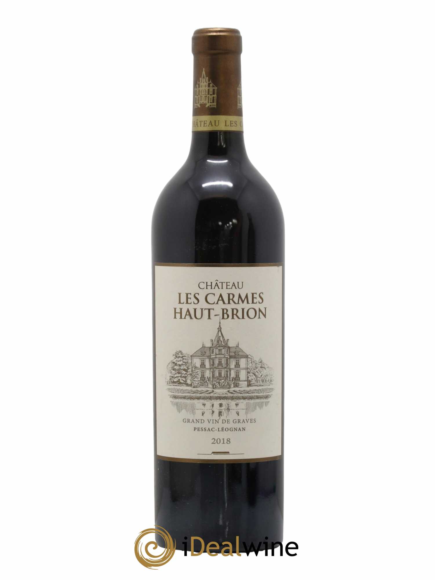 Château Les Carmes Haut-Brion 2018 - Lot de 1 bouteille - 0