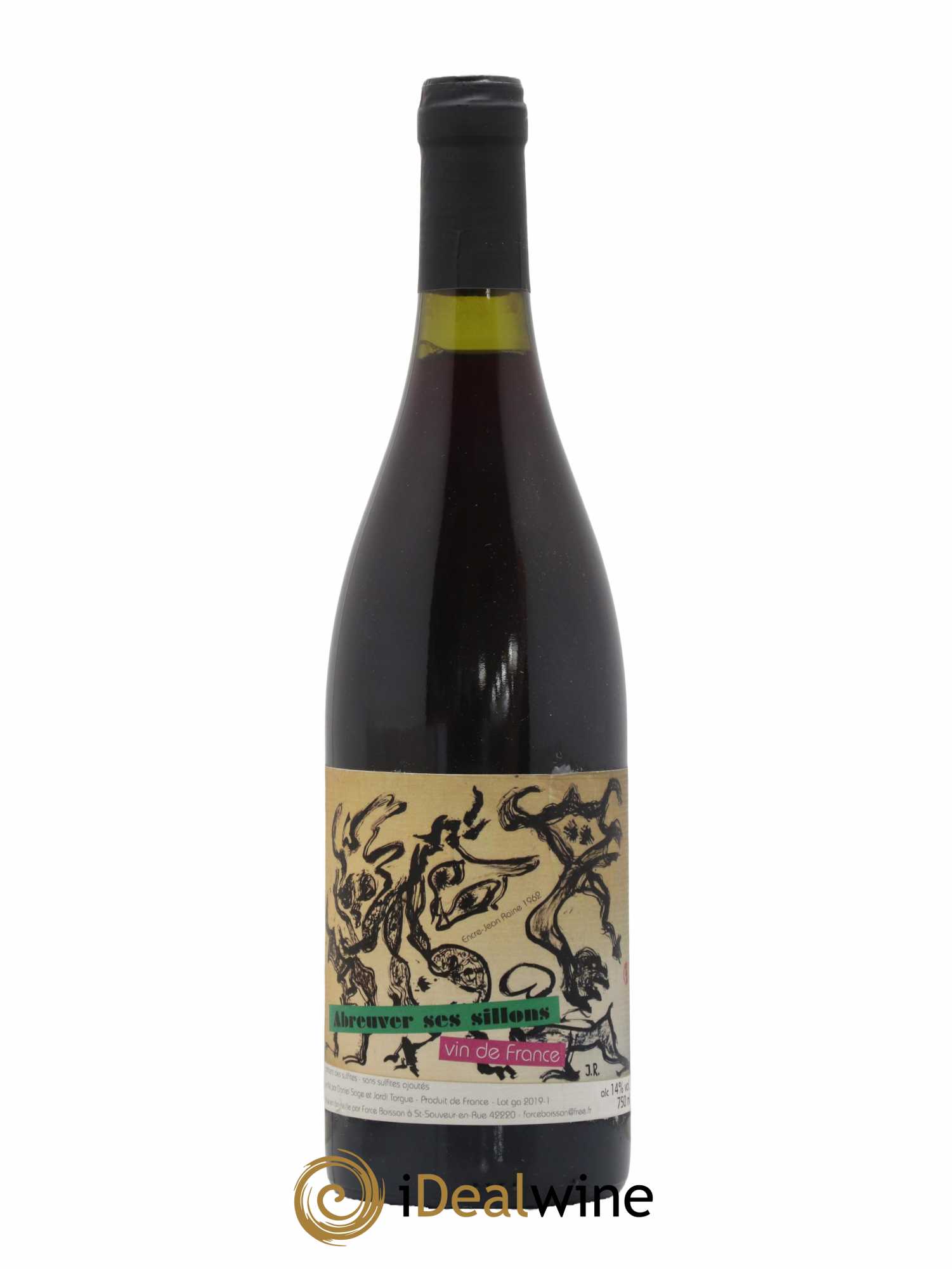 Vin de France Abreuver ses sillons Daniel Sage 2018 - Lot de 1 bouteille - 0