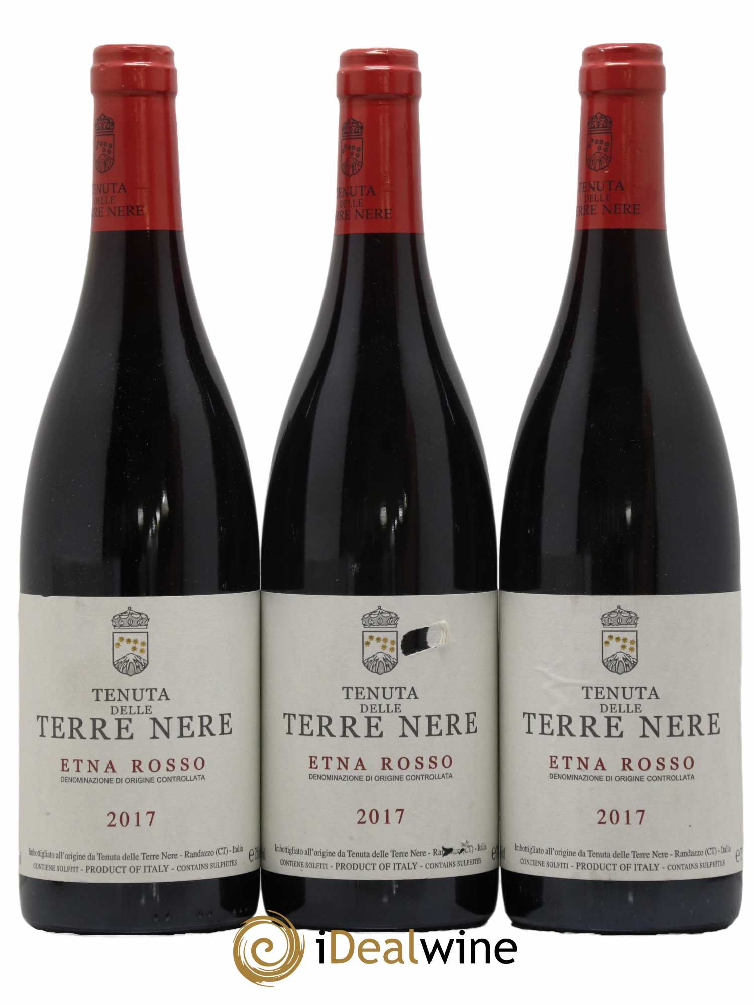 Etna Rosso DOC Tenuta delle Terre Nere 2017 - Lot de 3 bouteilles - 0