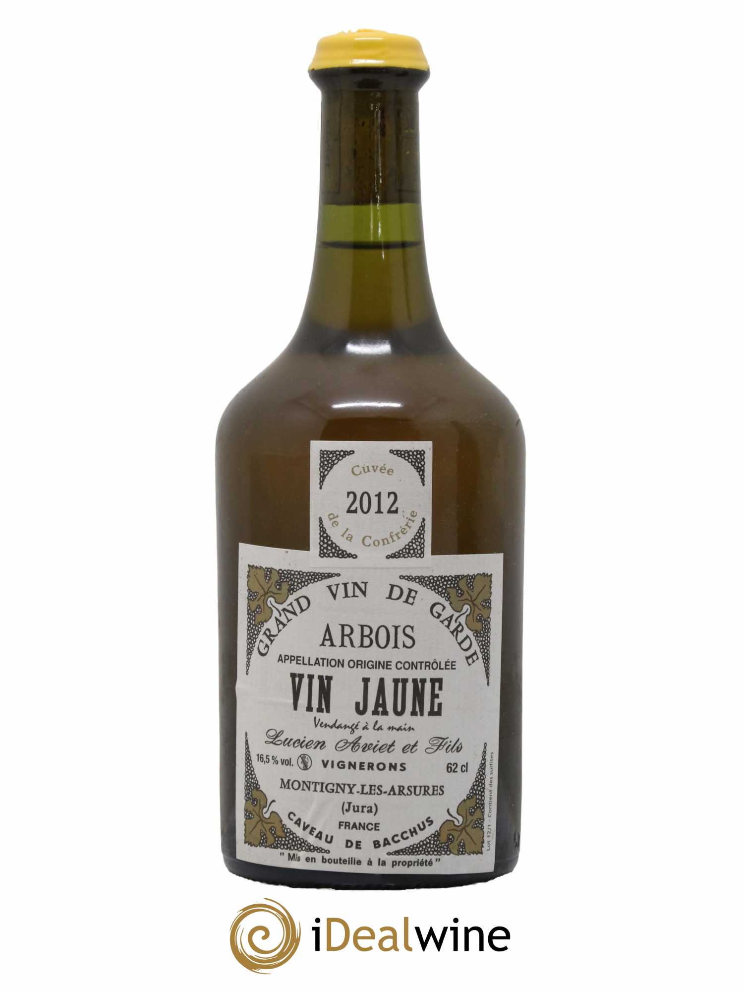 Arbois Vin Jaune Cuvée de la Confrerie Lucien Aviet 2012 - Lot de 1 bouteille - 0