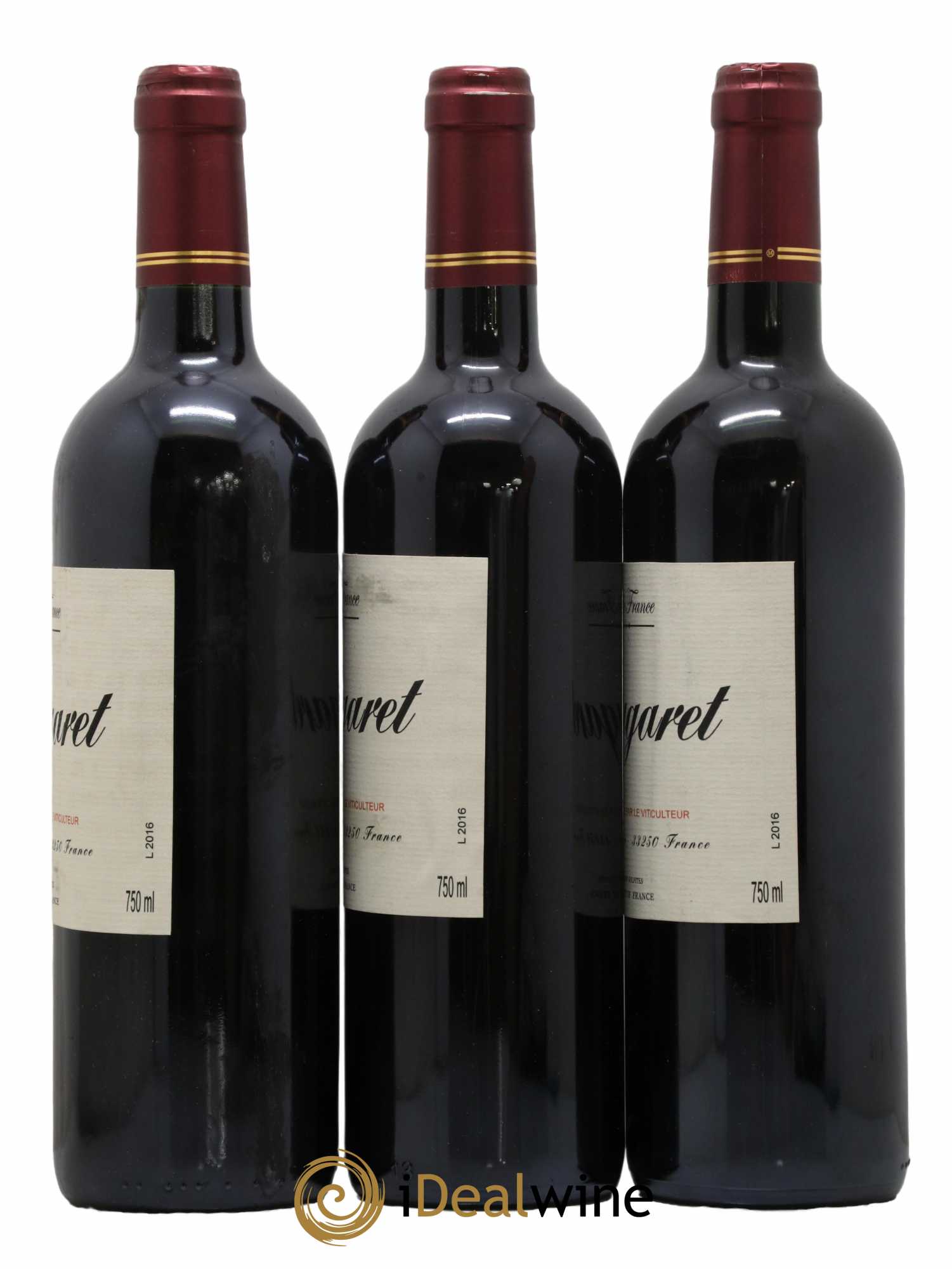 Vin de France Domaine du Jaugaret 2016 - Lot de 3 bouteilles - 1