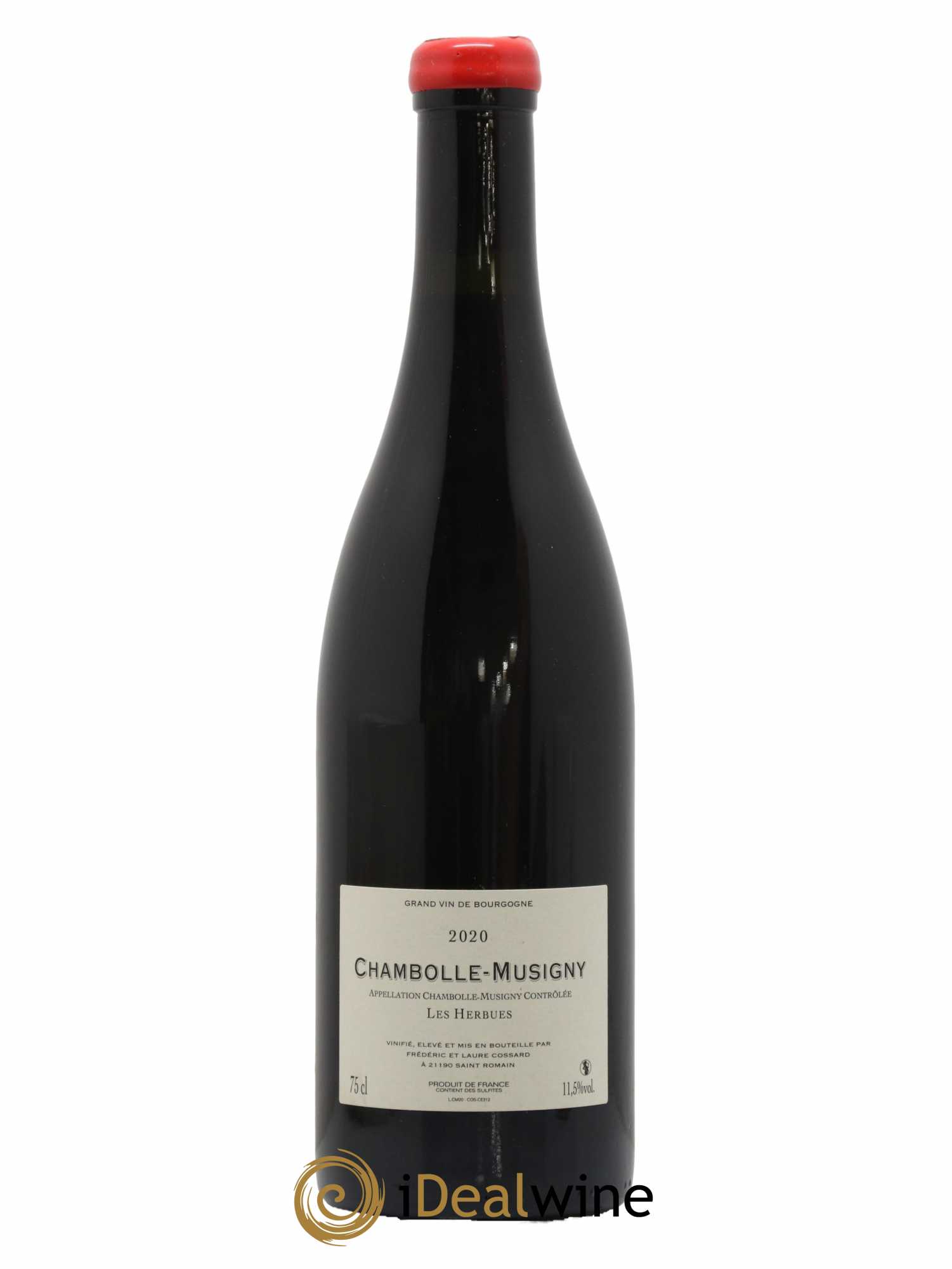 Chambolle-Musigny Les Herbues Domaine de Chassorney - Frédéric Cossard 2020 - Lot of 1 bottle - 1