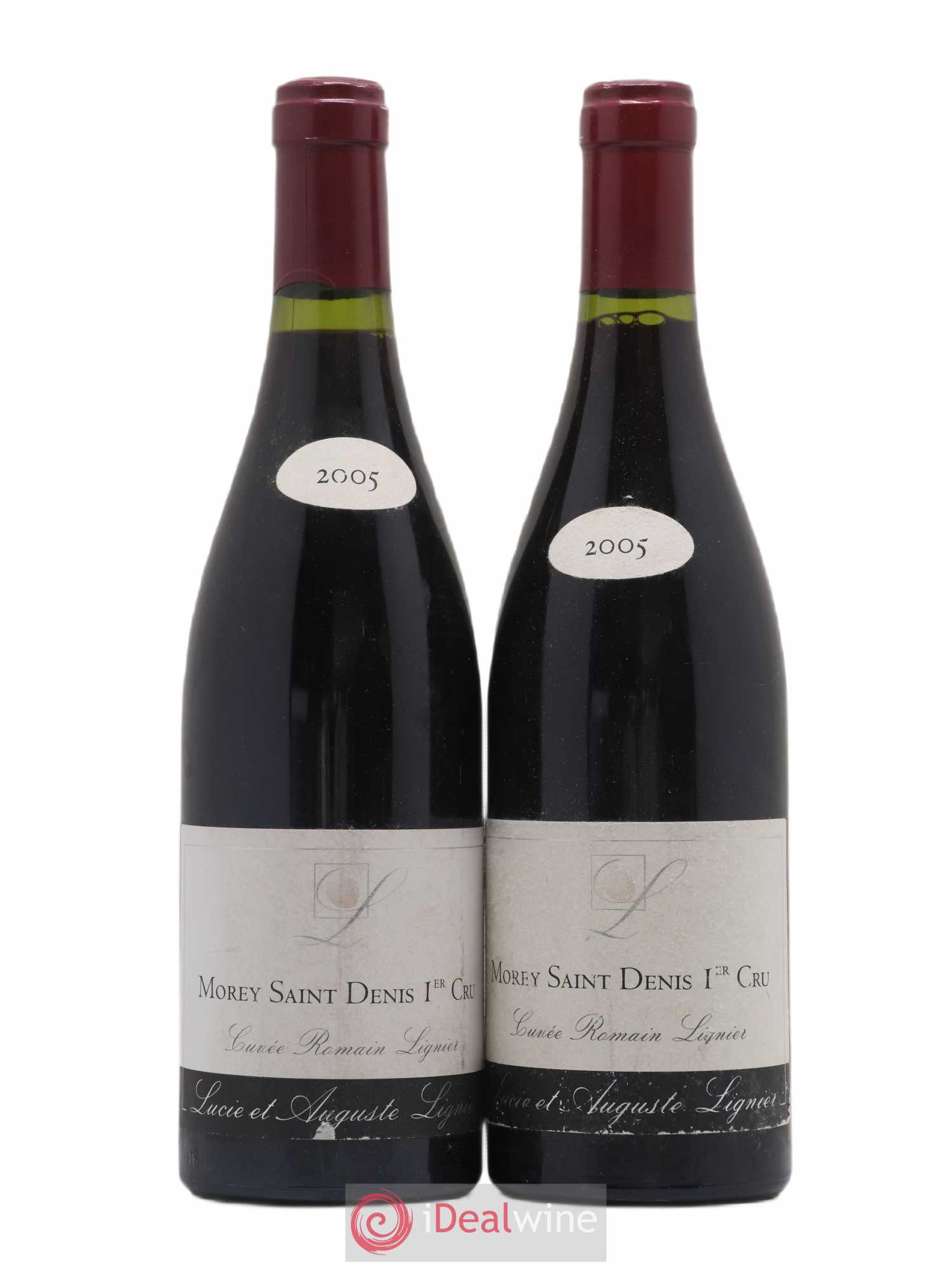 Morey-Saint-Denis 1er Cru Cuvée Romain Lignier Auguste Lignier 2005 - Lot de 2 bouteilles - 0