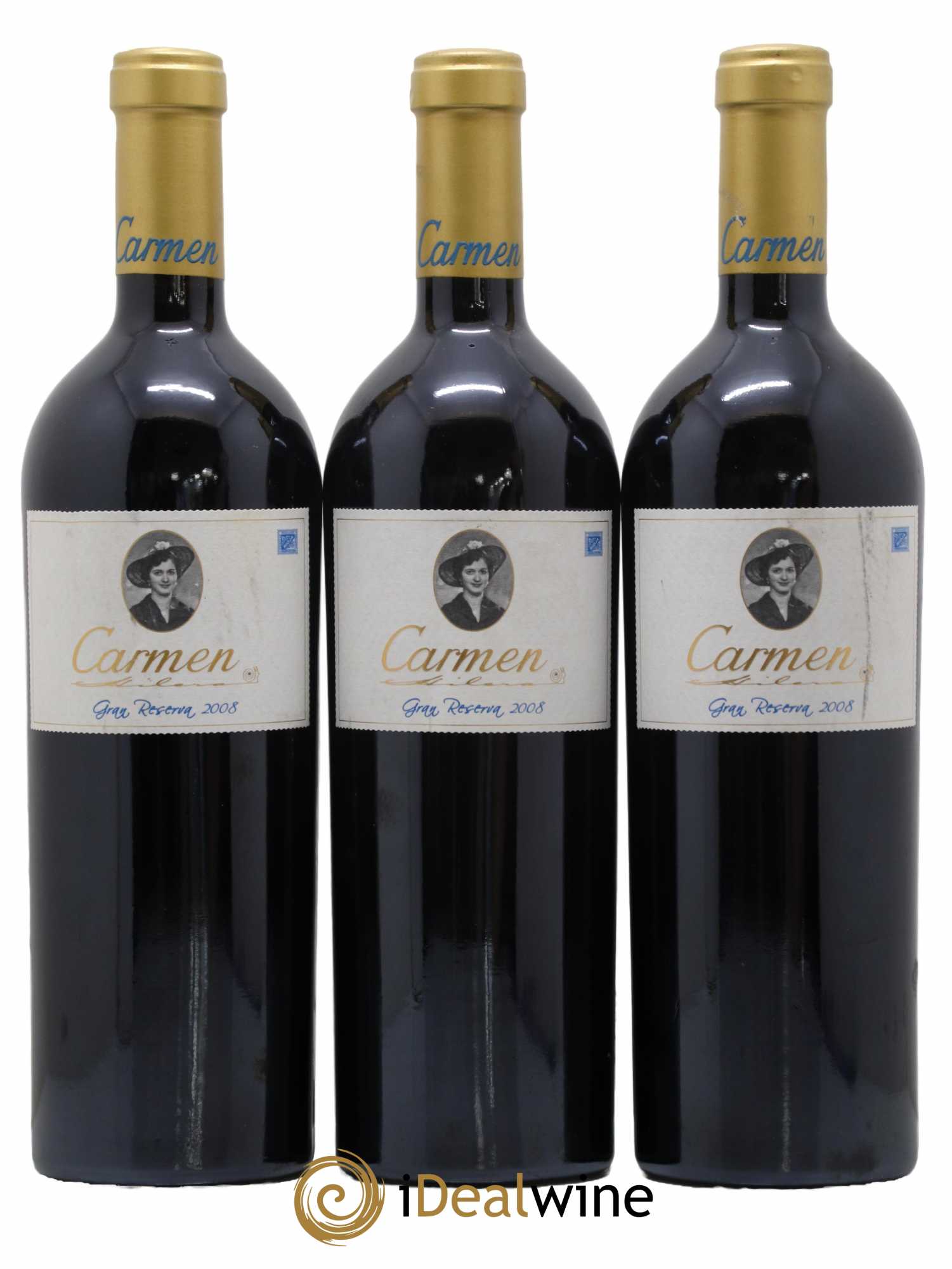 Rioja Bodegas Contador DOCA Carmen Gran Reserva Benjamin Romeo 2008 - Lot de 3 bouteilles - 0