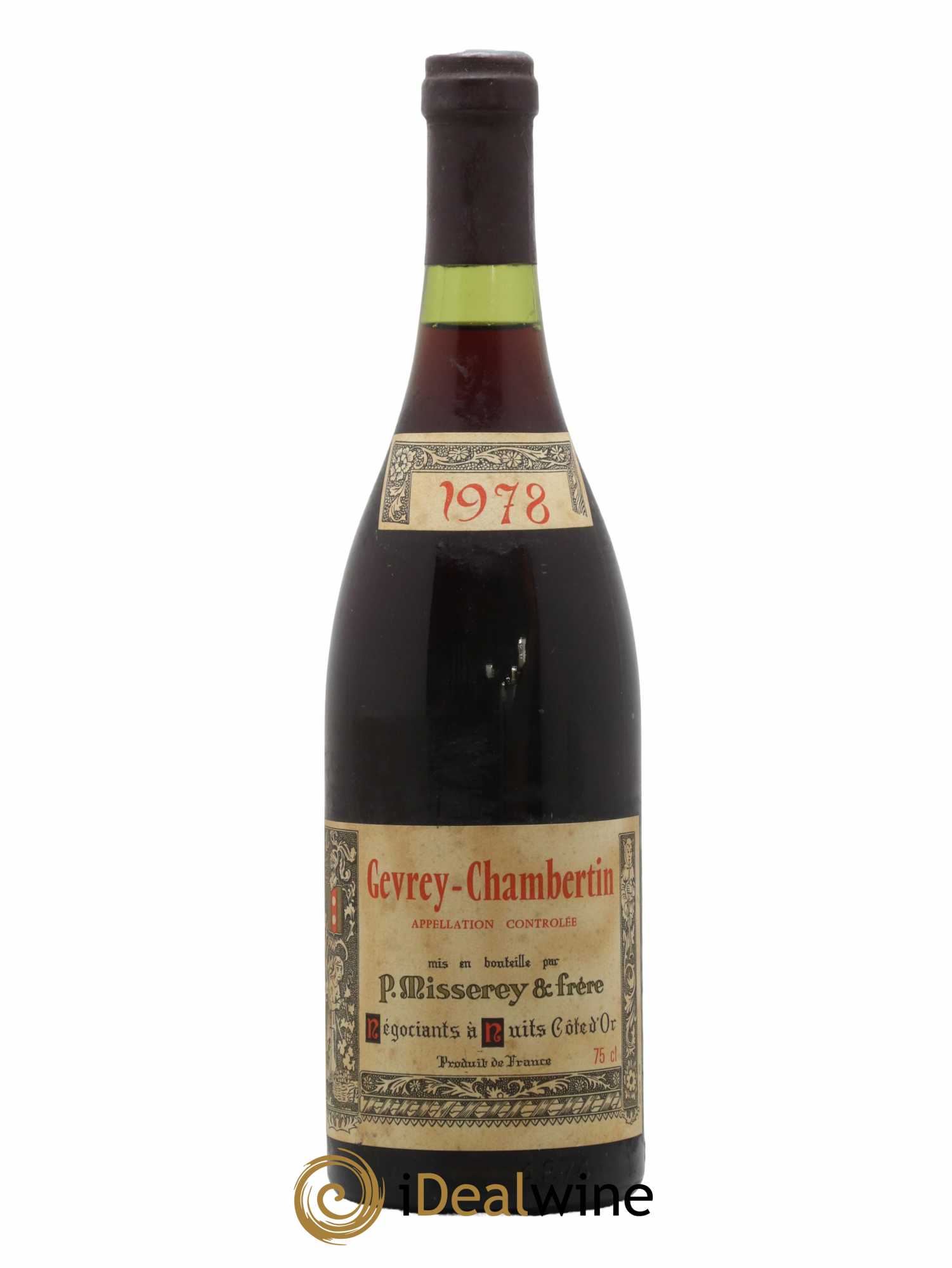 Gevrey-Chambertin Misserey 1978 - Lot de 1 bouteille - 0