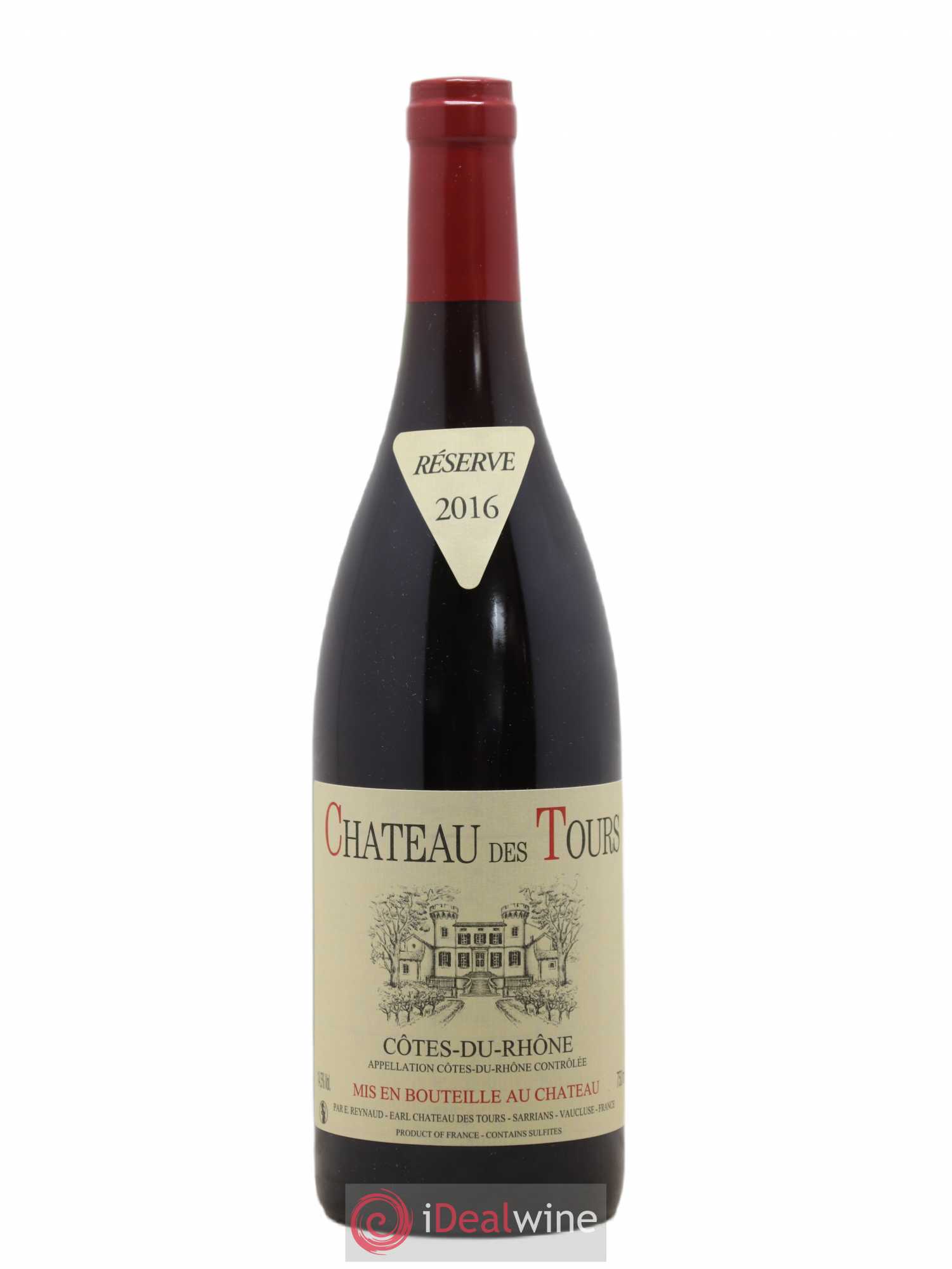 Côtes-du-Rhône Château des Tours Emmanuel Reynaud 2016 - Lot de 1 bouteille - 0