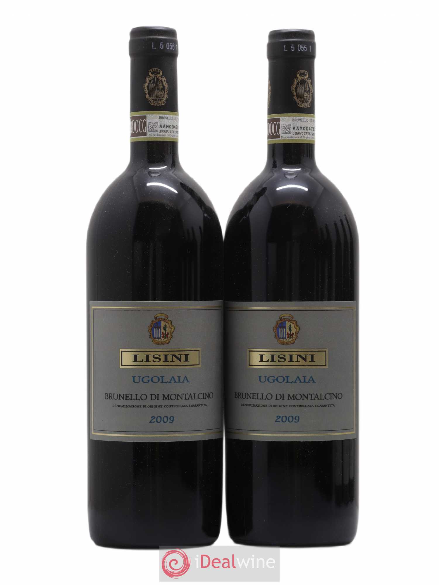 Brunello di Montalcino Lisini Ugolaia 2009 - Lot de 2 bouteilles - 0