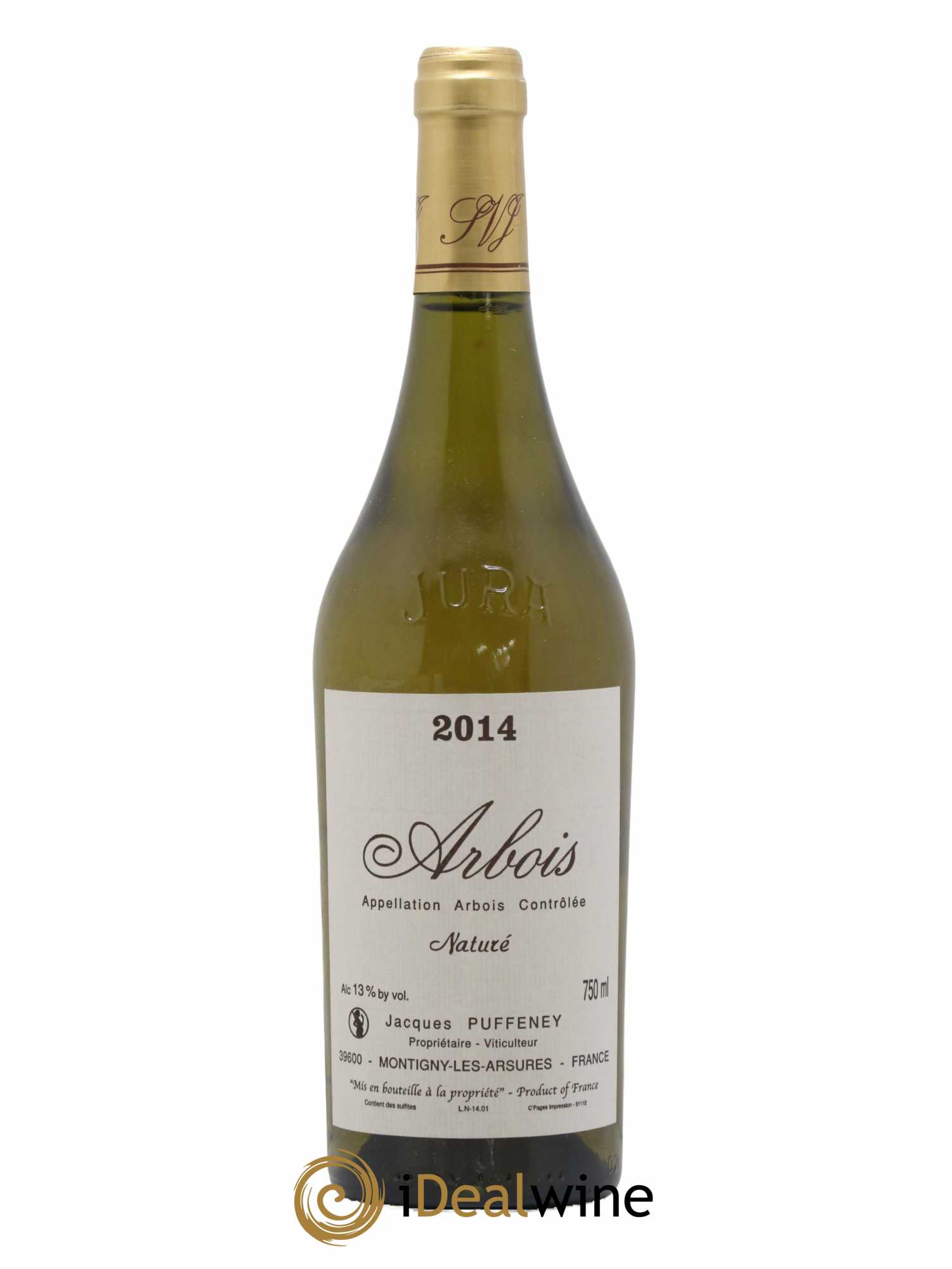 Arbois Naturé Jacques Puffeney 2014 - Lotto di 1 bottiglia - 0