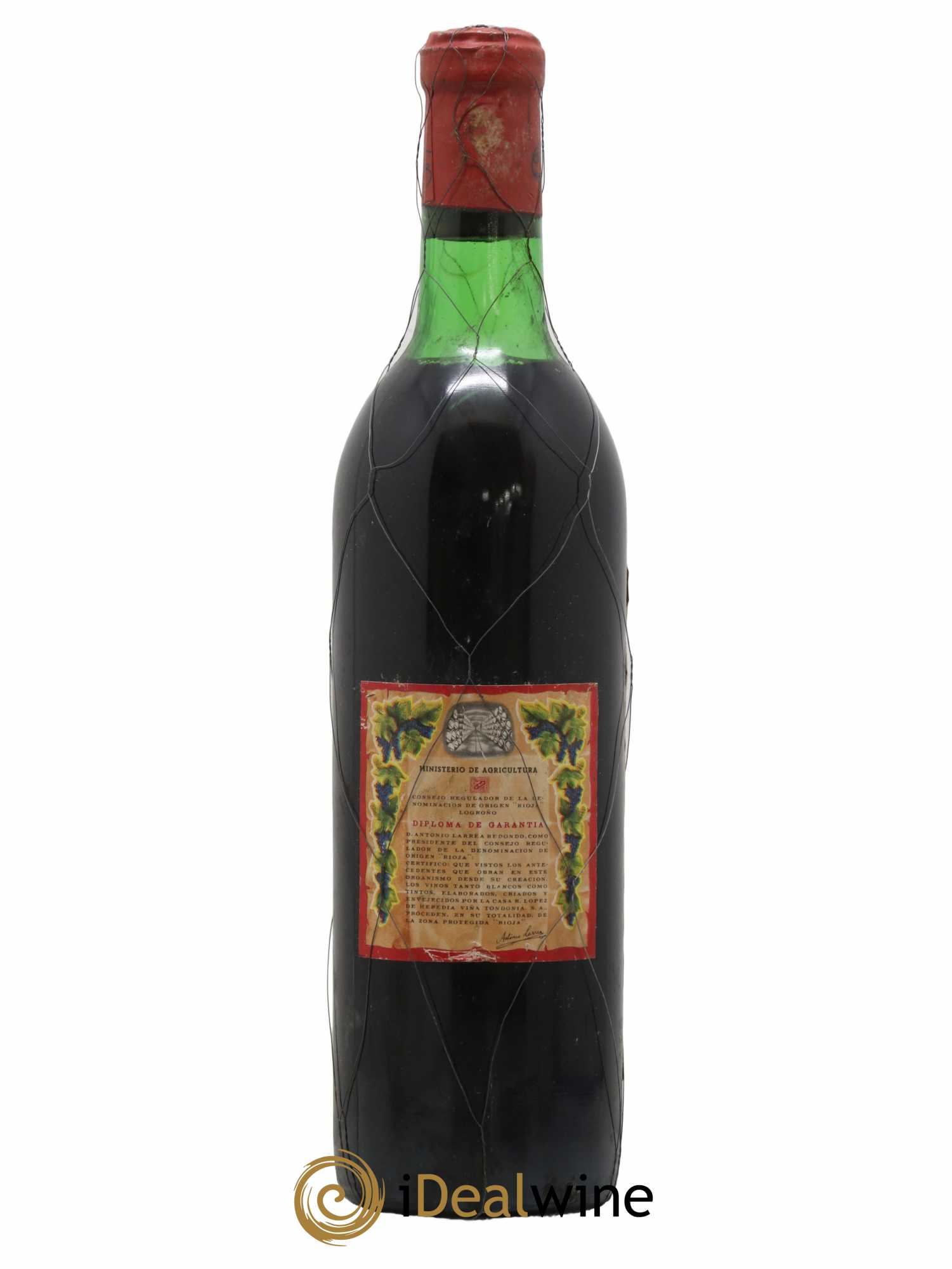 Rioja Gran Reserva Vina Tondonia R. Lopez de Heredia 1954 - Posten von 1 Flasche - 1