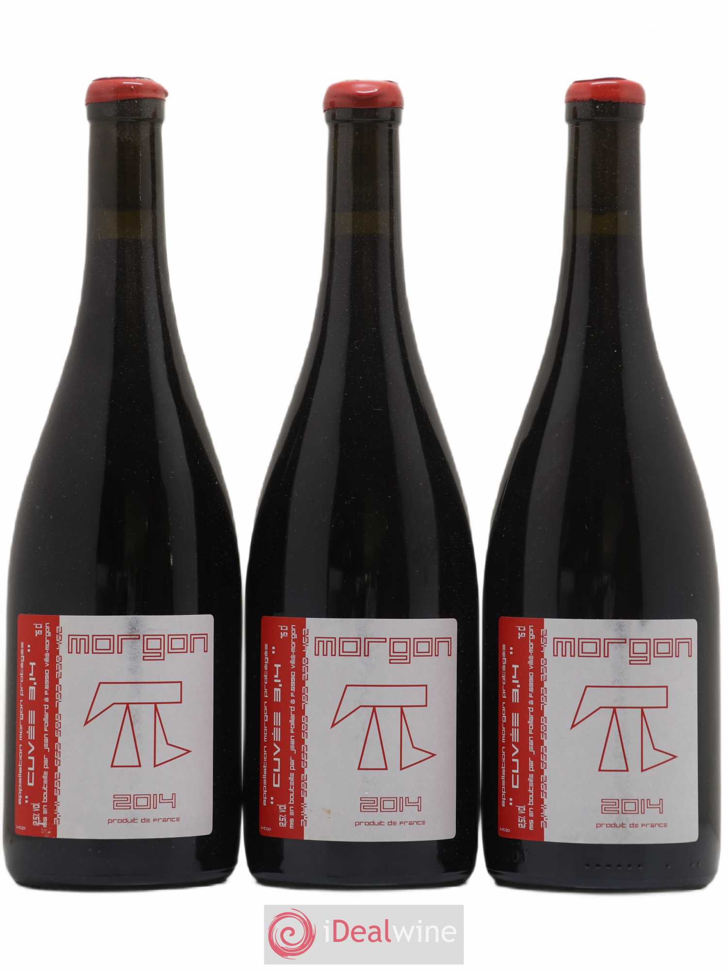 Morgon 3.14 Jean Foillard 2014 - Lot de 3 bouteilles - 0