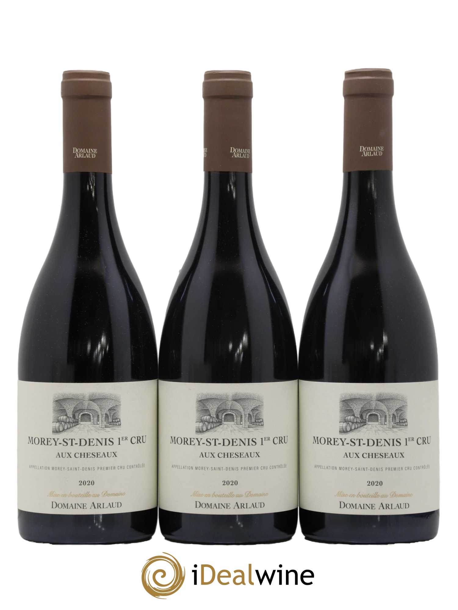 Morey-Saint-Denis 1er Cru Aux Chéseaux Arlaud 2020 - Lot de 3 bouteilles - 0