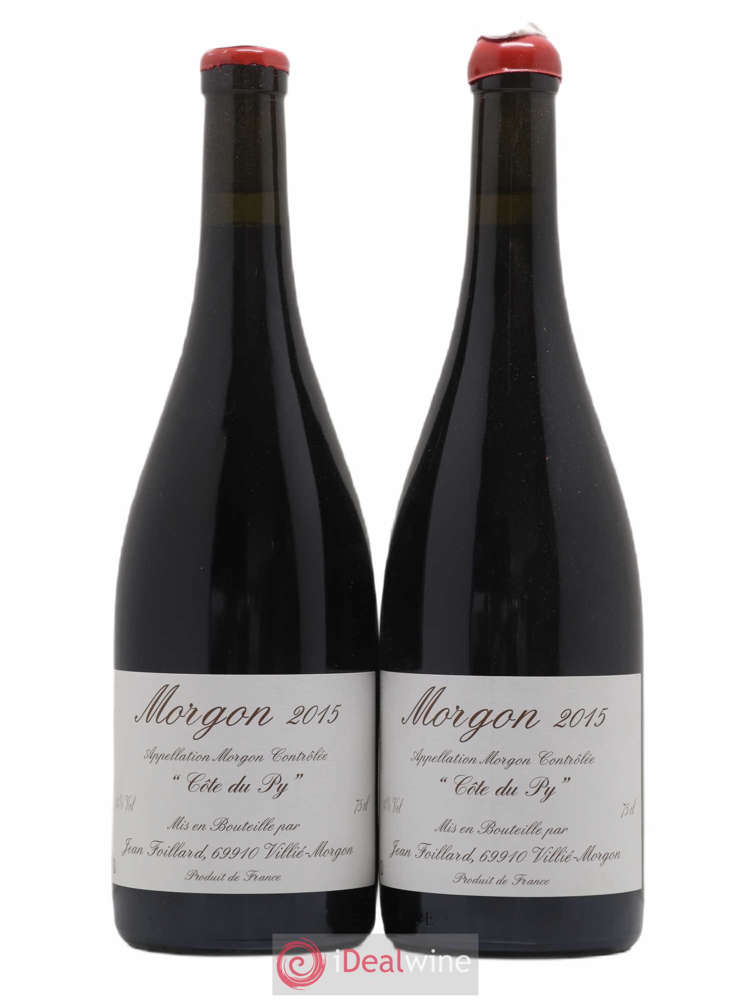 Morgon Côte du Py Jean Foillard 2015 - Lot de 2 bouteilles - 0
