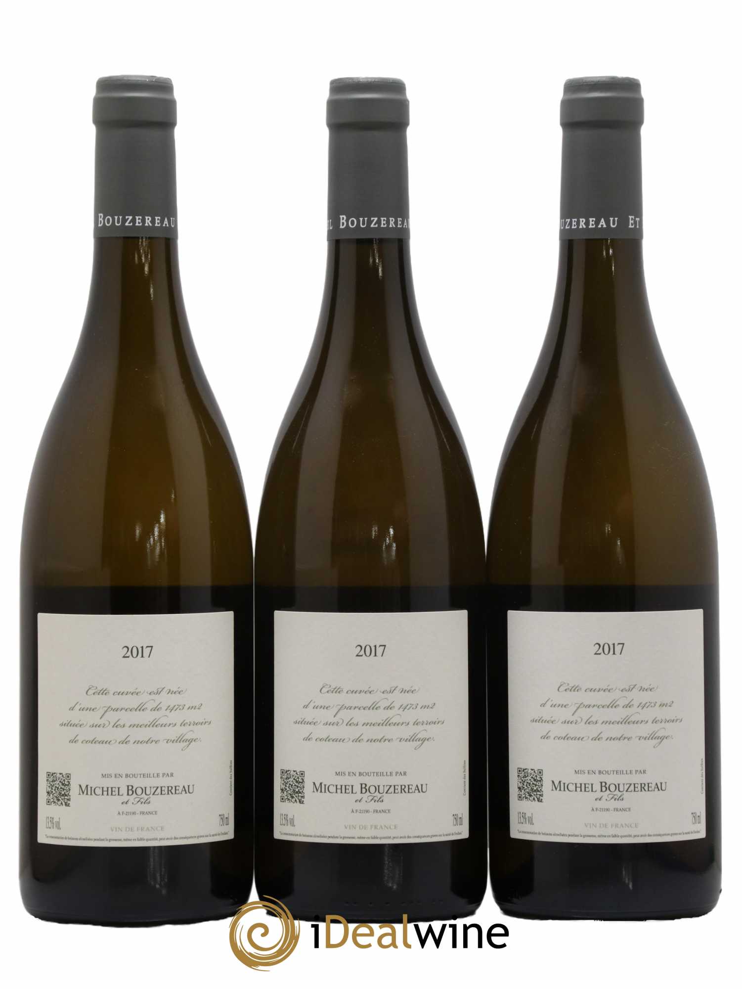Vin de France Cuvée 1473 Michel Bouzereau et Fils (Domaine) 2017 - Lot de 3 bouteilles - 1