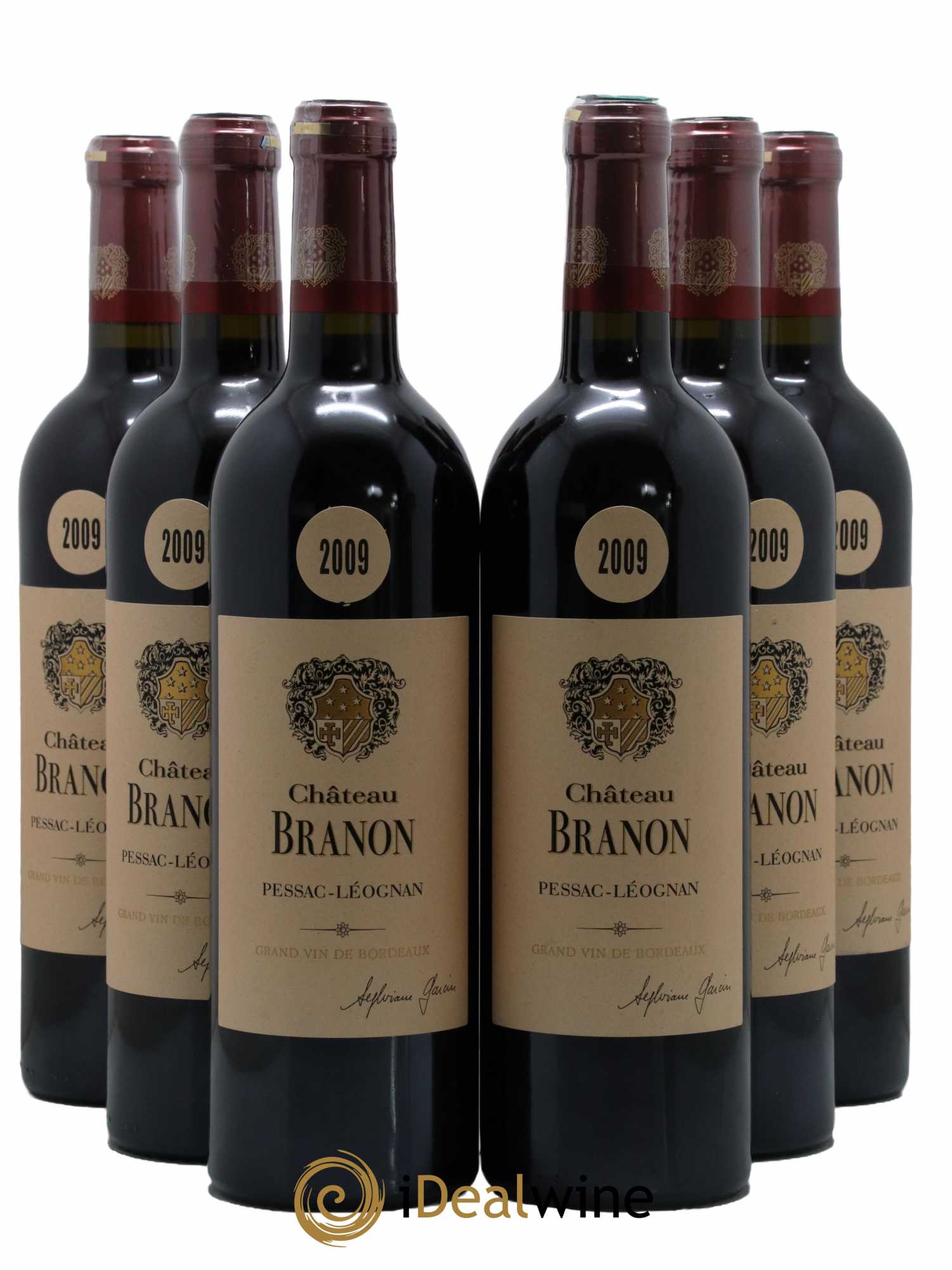 Château Branon 2009 - Lot de 6 bouteilles - 0