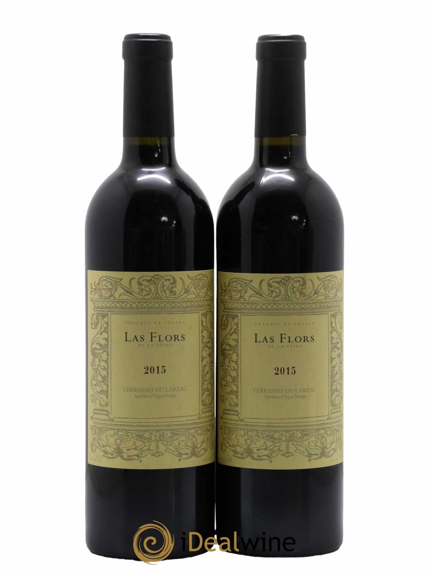 Terrasses du Larzac Domaine de La Pèira en Damaisèla Les Flors Karine Ahton et Robert Dougan 2015 - Lot de 2 bouteilles - 0