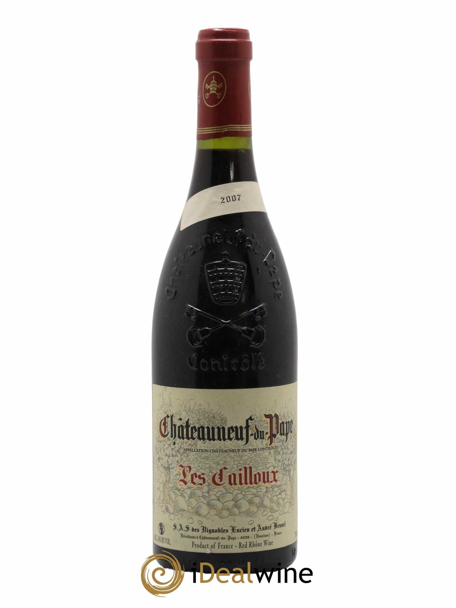 Châteauneuf-du-Pape Les Cailloux André Brunel 2007 - Lot de 1 bouteille - 0