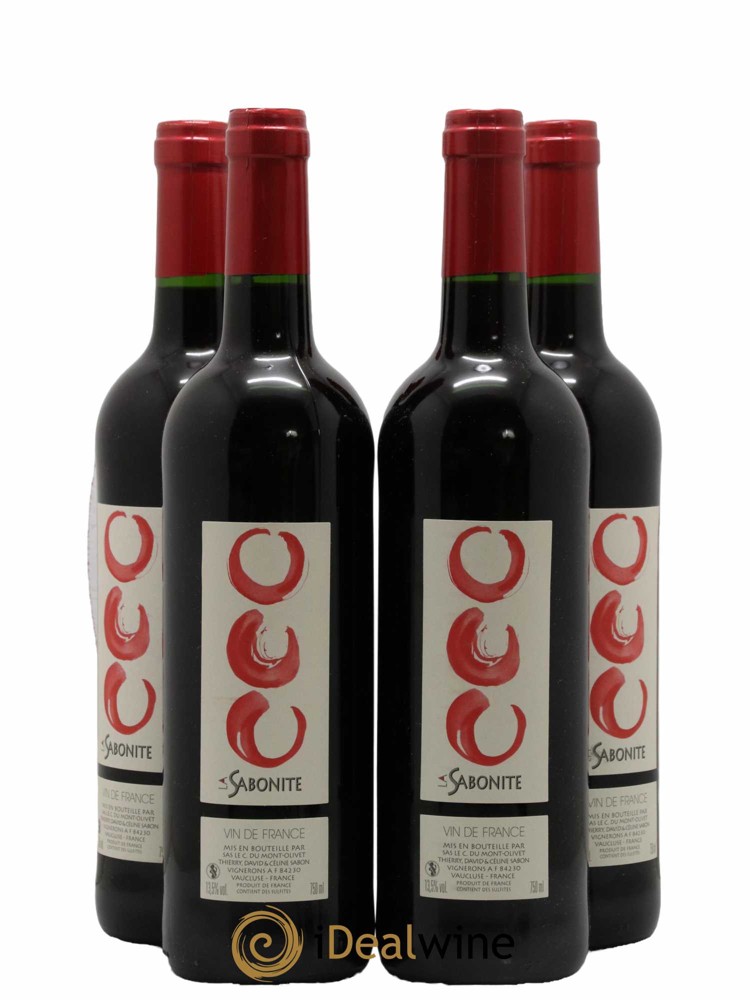 Vin de France La Sabonite Clos du Mont-Olivet - Lot de 4 bouteilles - 0