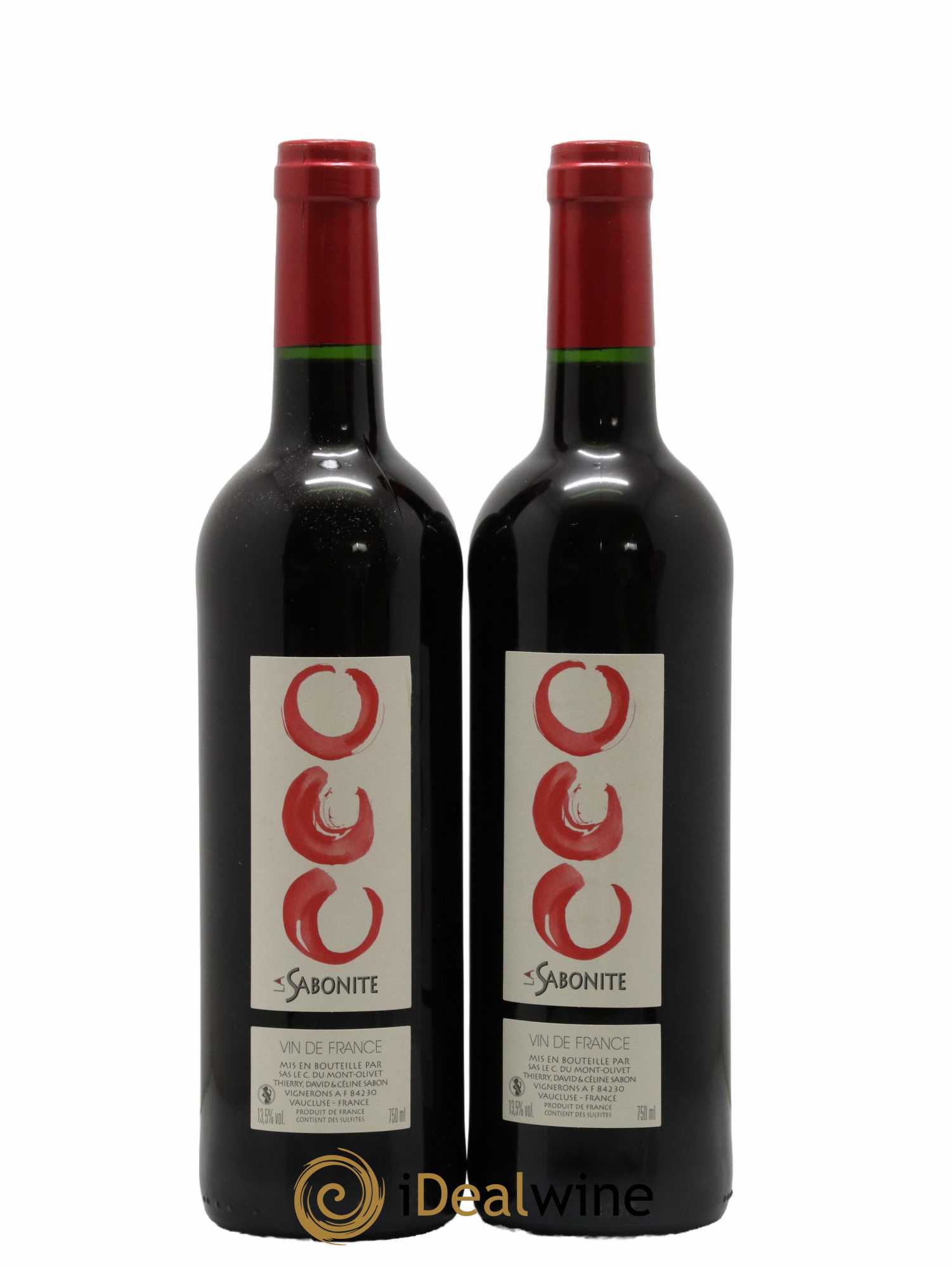 Vin de France La Sabonite Clos du Mont-Olivet - Lot de 2 bouteilles - 0