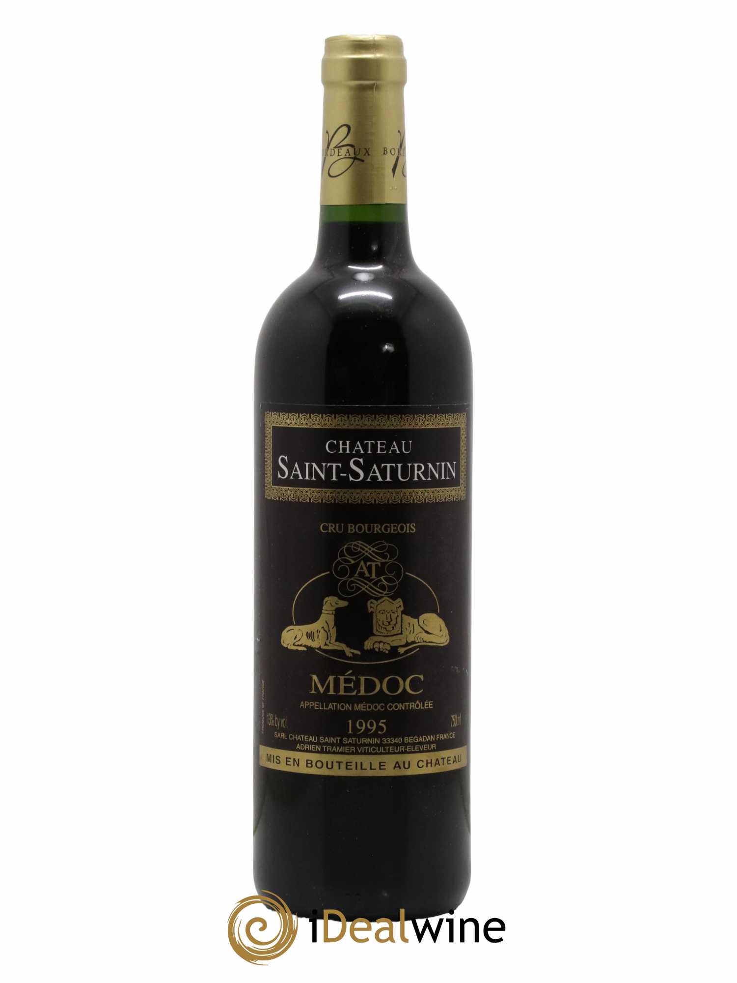 Médoc Château Saint-Saturnin 1995 - Lot de 1 bouteille - 0