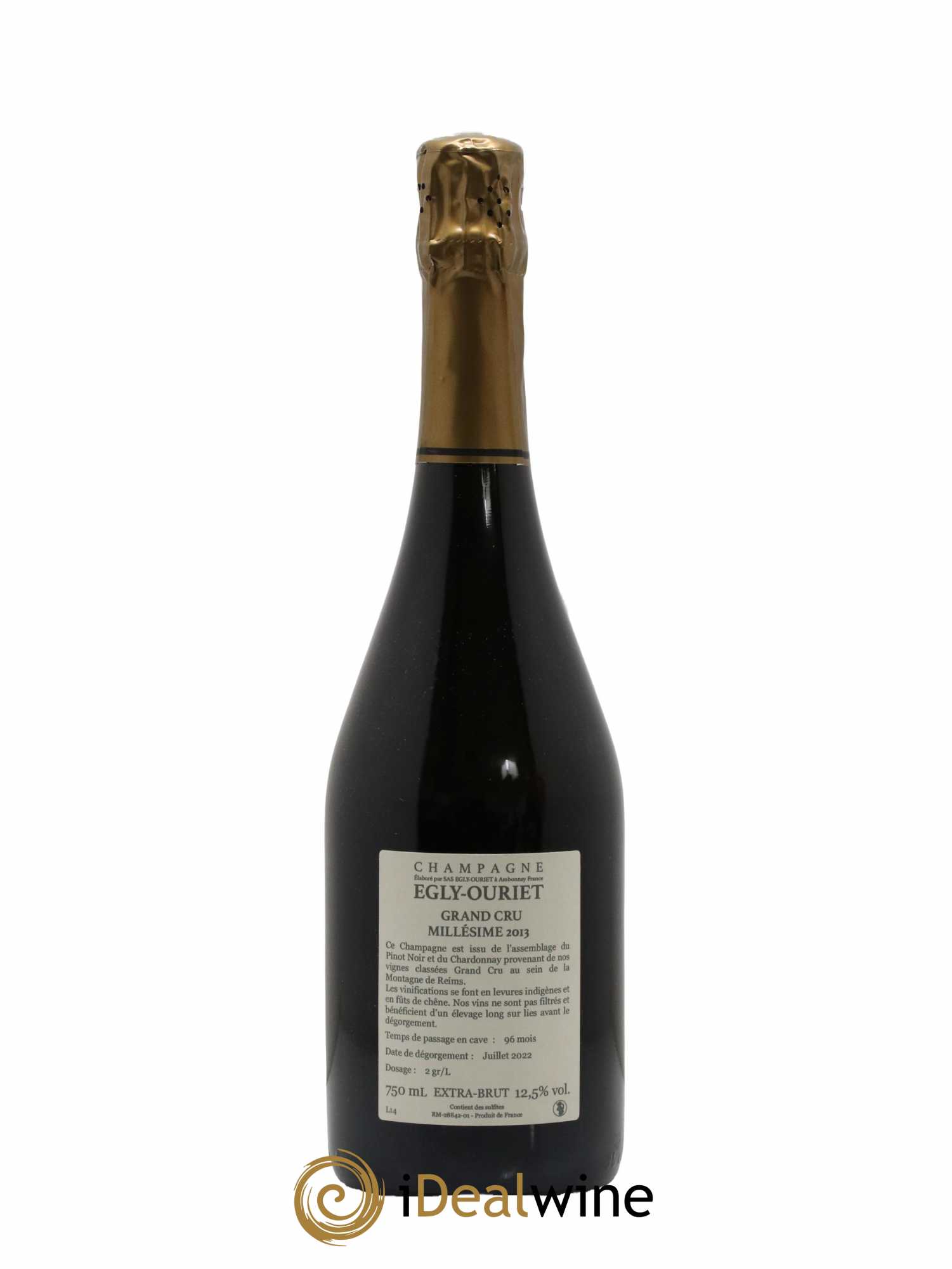 Ambonnay Vieilles Vignes Brut Millésimé Egly-Ouriet 2013 - Lot of 1 bottle - 1