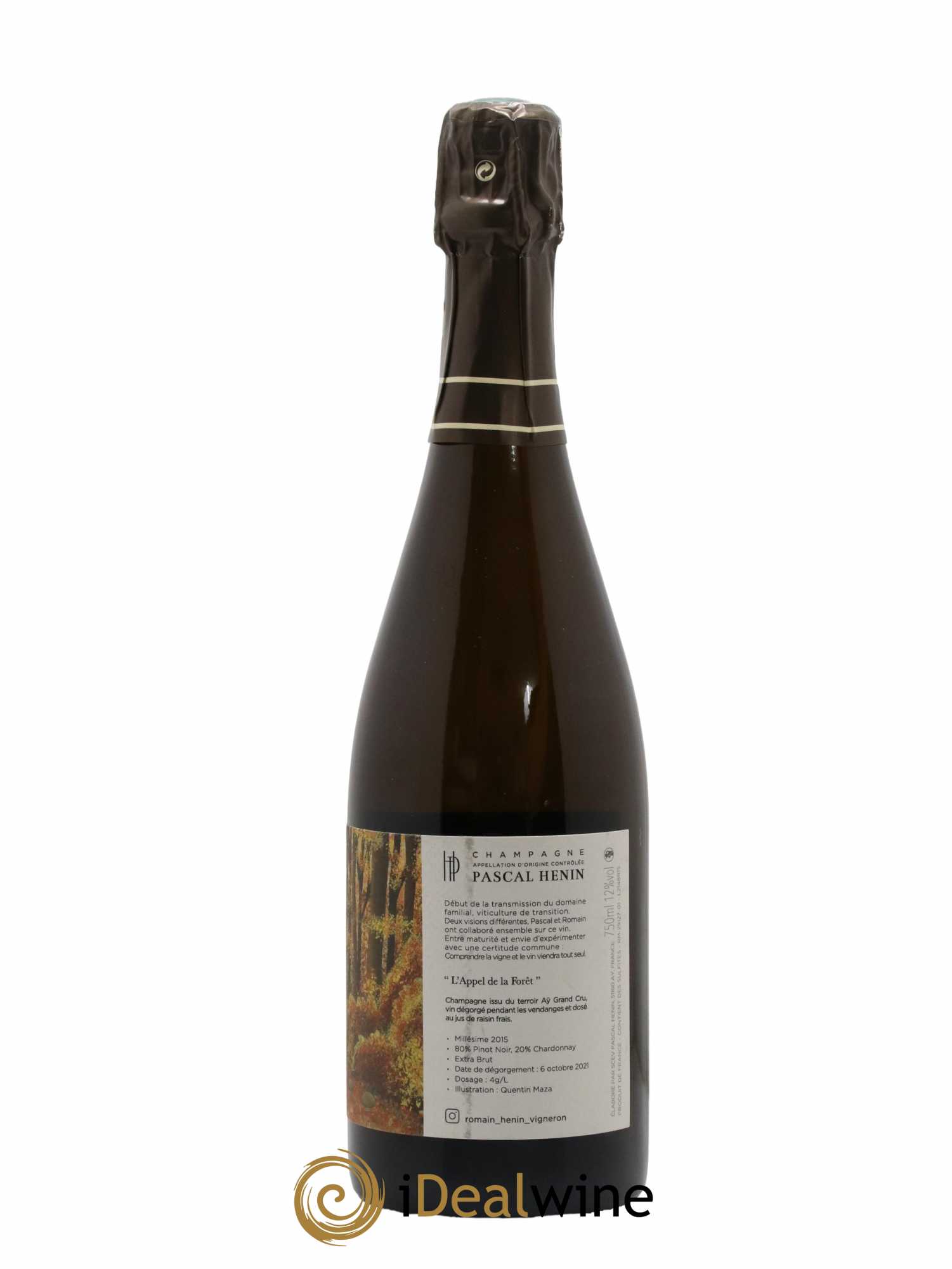 L'Appel de la Fôret Romain Henin 2015 - Lot of 1 bottle - 1