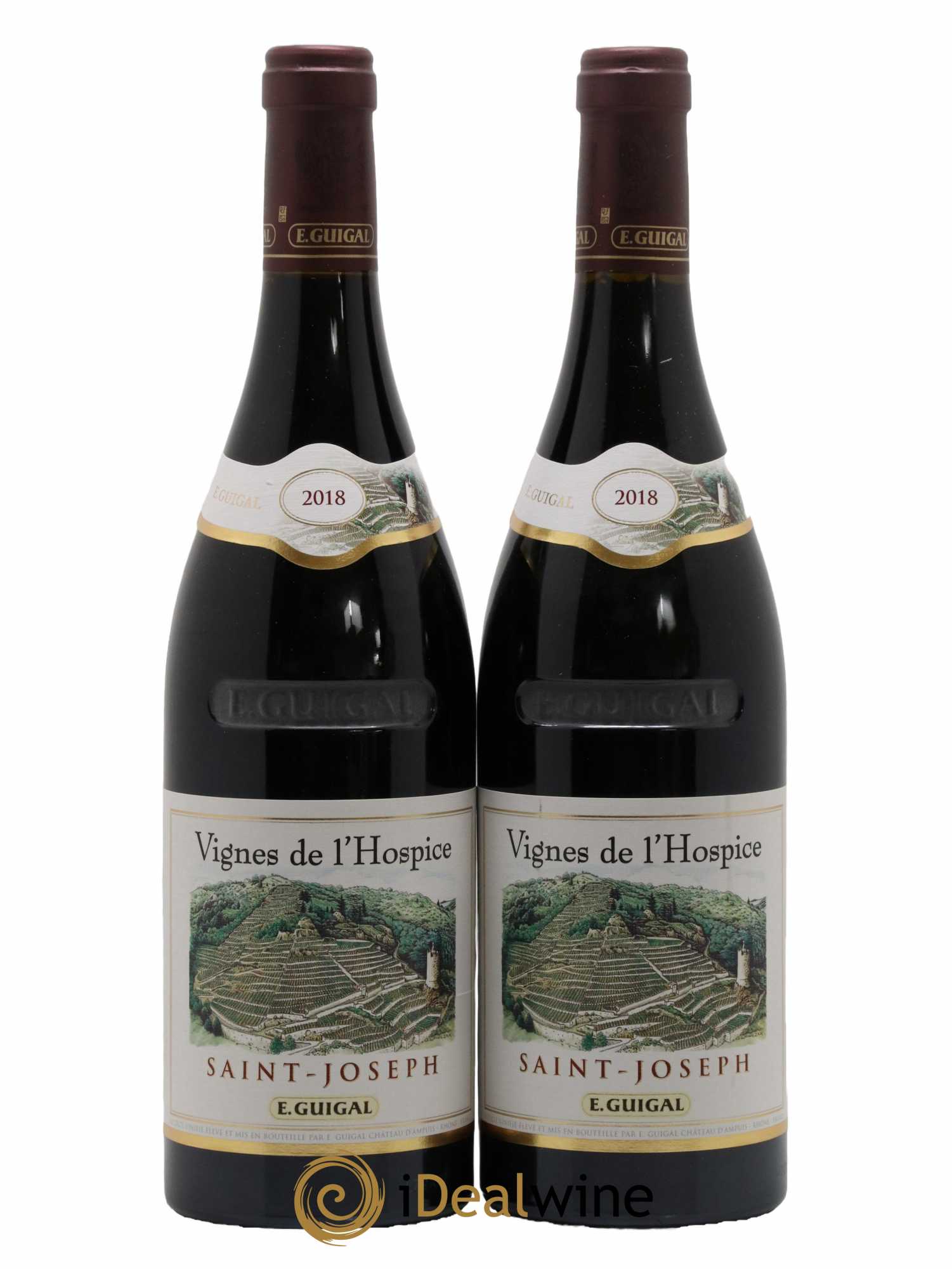 Saint-Joseph Vignes de l'Hospice Guigal 2018 - Lot de 2 bouteilles - 0