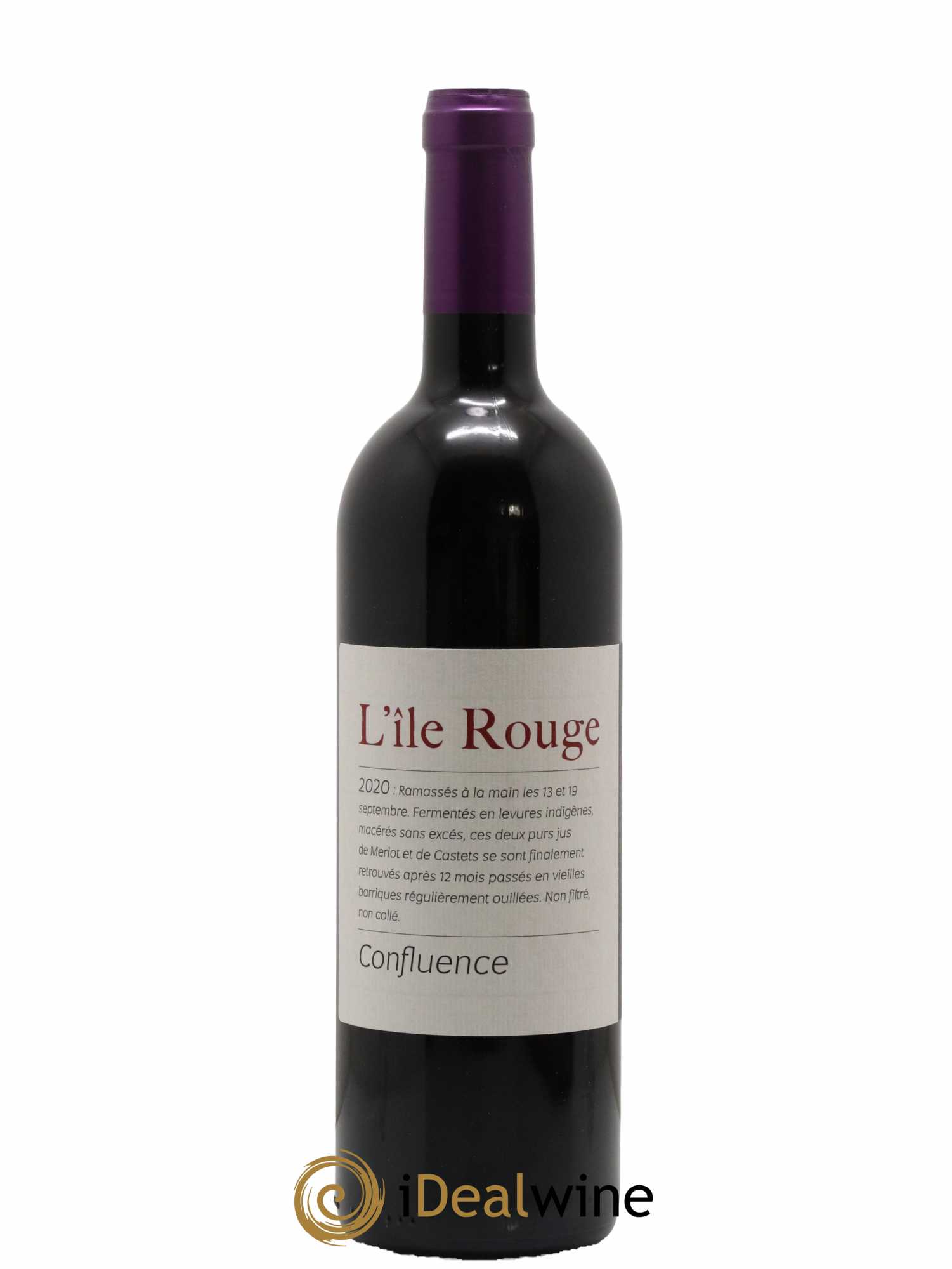 Vin de France Confluence Domaine l'Ile Rouge 2020 - Lotto di 1 bottiglia - 0